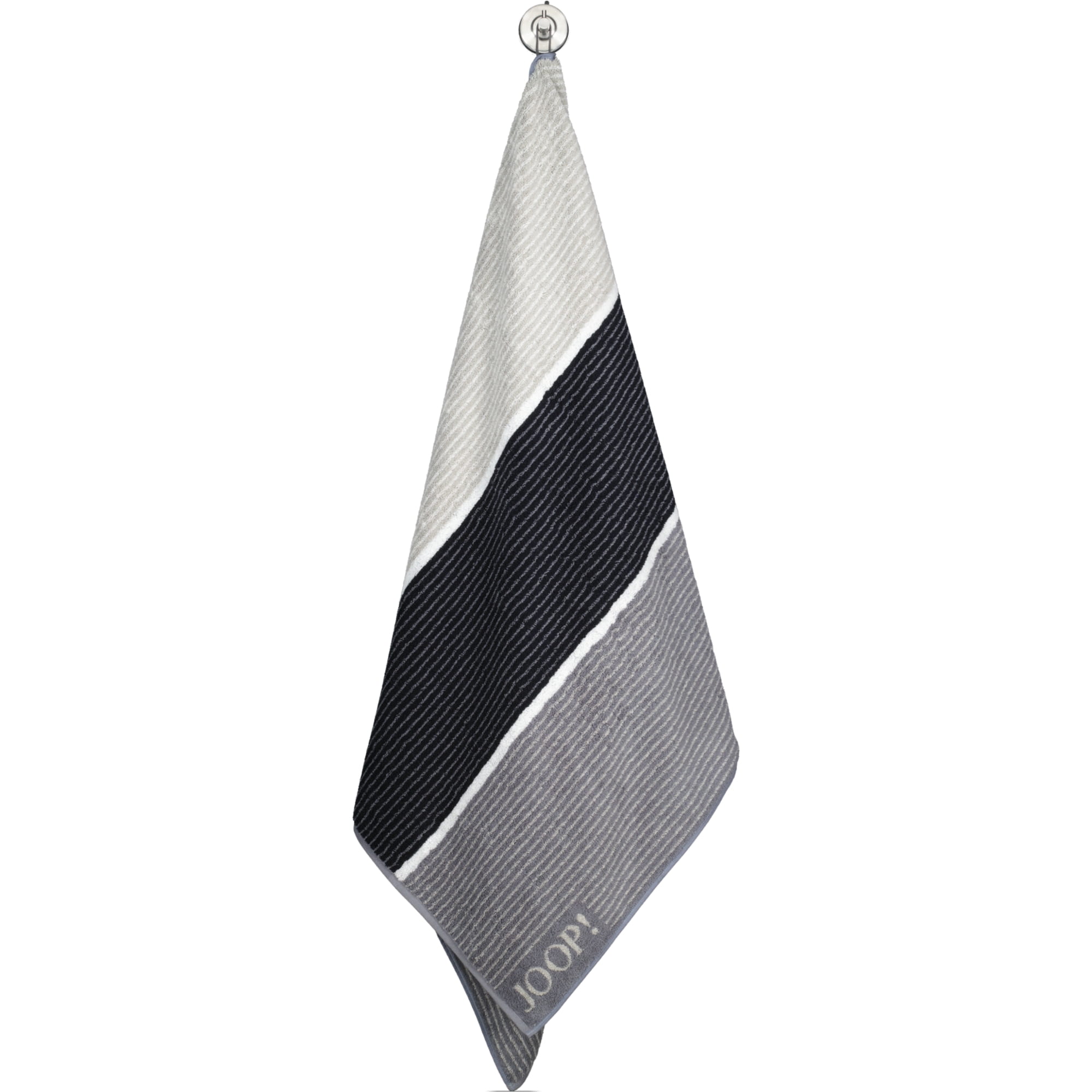 JOOP! Signature Lines 1658 - Farbe: Schwarz - 97 - Saunatuch 80x200 cm