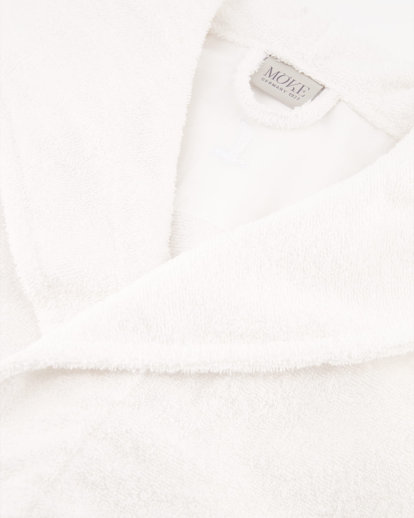 Möve Bademäntel unisex Kapuze Superwuschel snow - 001