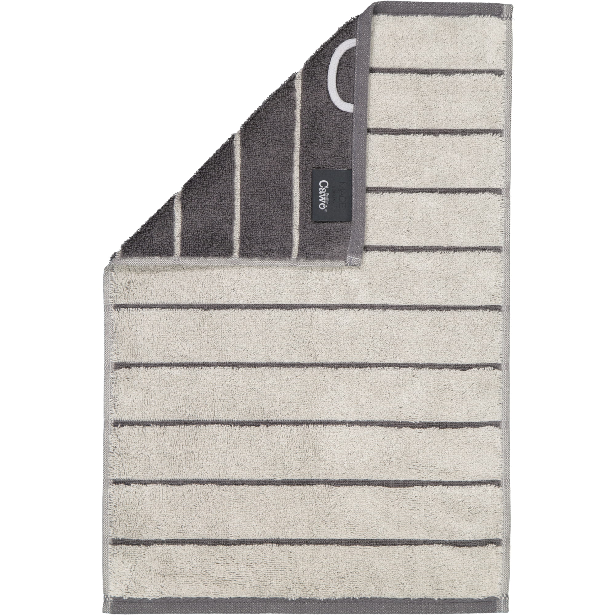 Cawö Handtücher Balance Doubleface 6232 platin - 77 - Gästetuch 30x50 cm