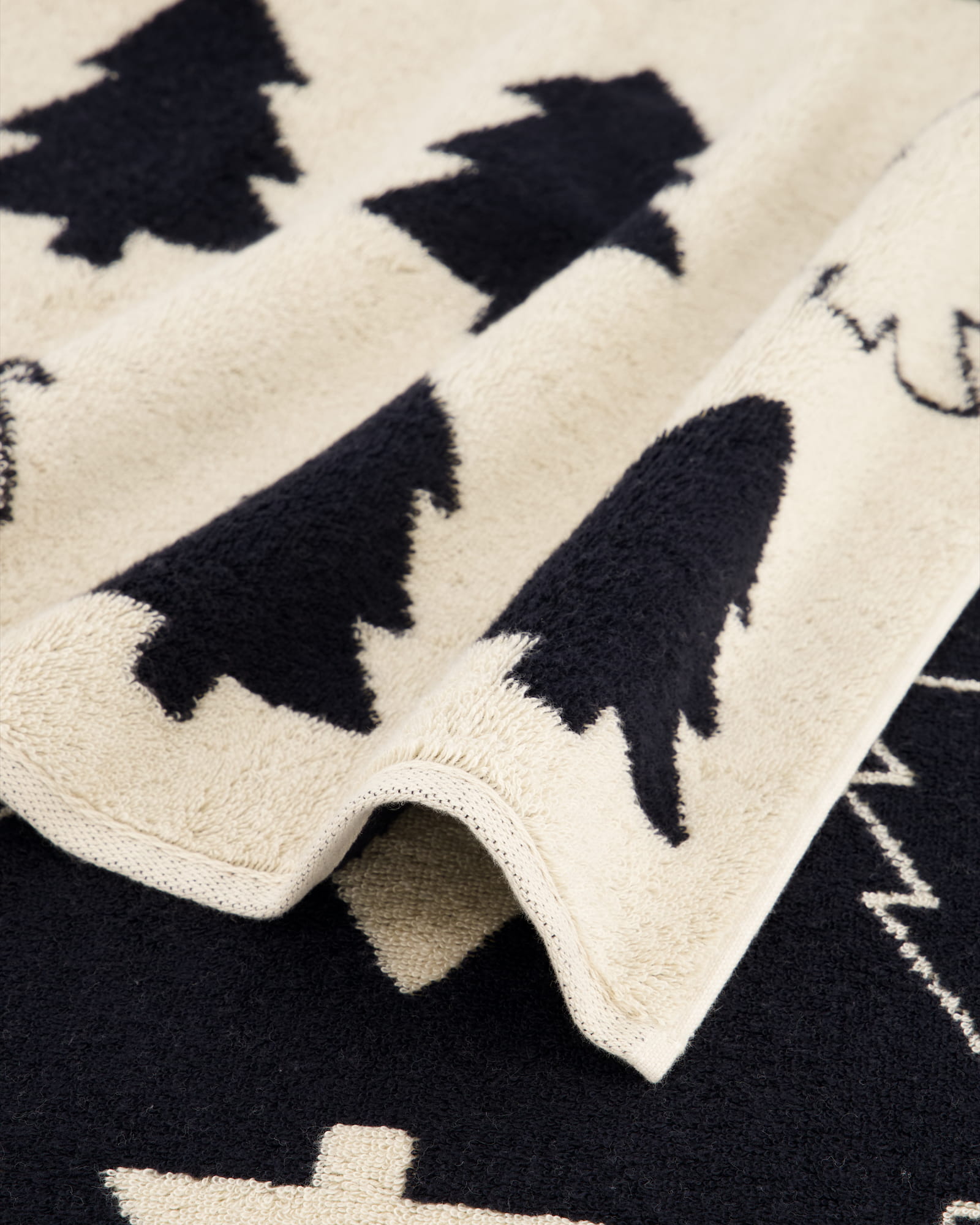 Cawö Handtücher Christmas Edition Tannenbäume 794 natur-schwarz - 39