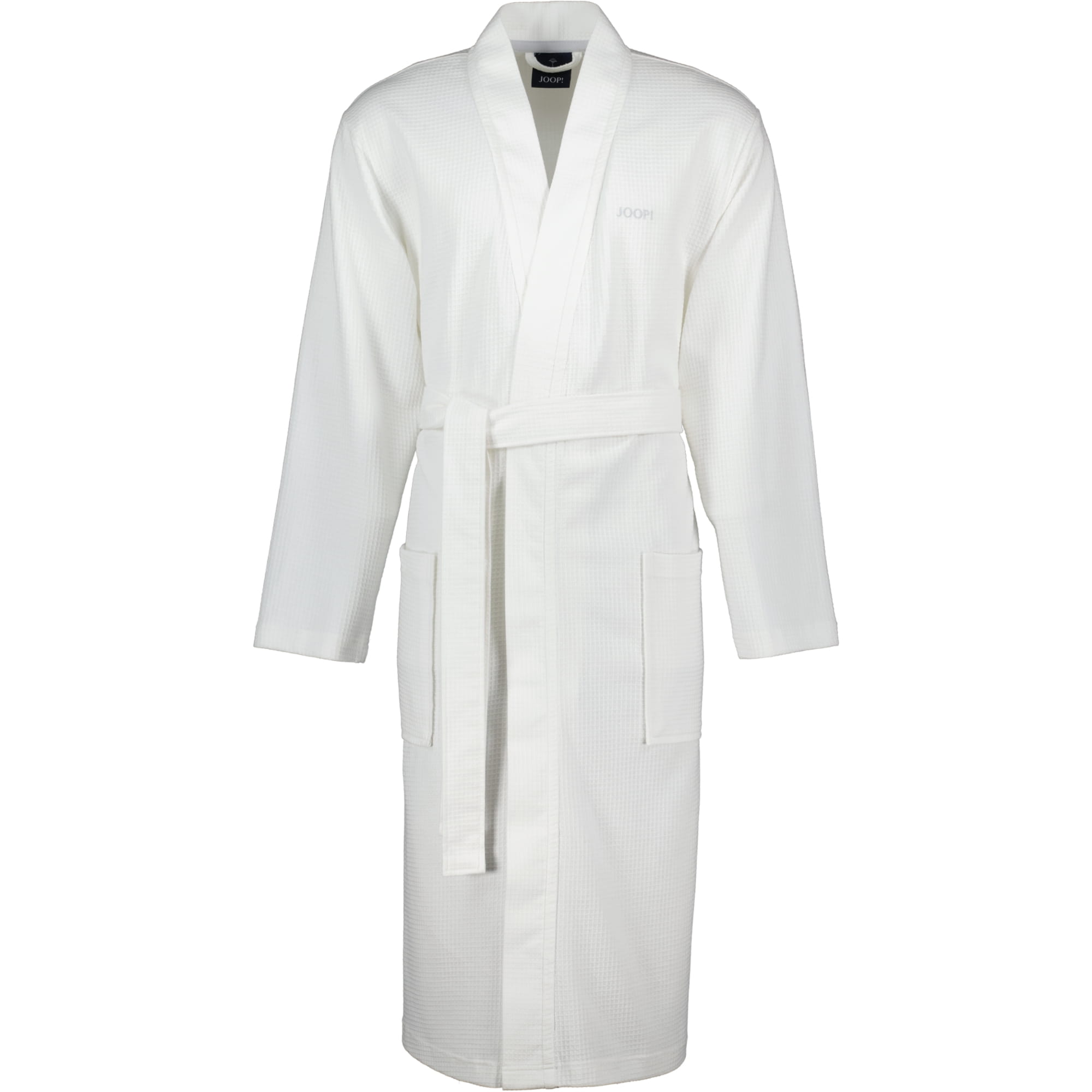JOOP Herren Bademantel Kimono Pique 1656 - Farbe: Weiß - 600