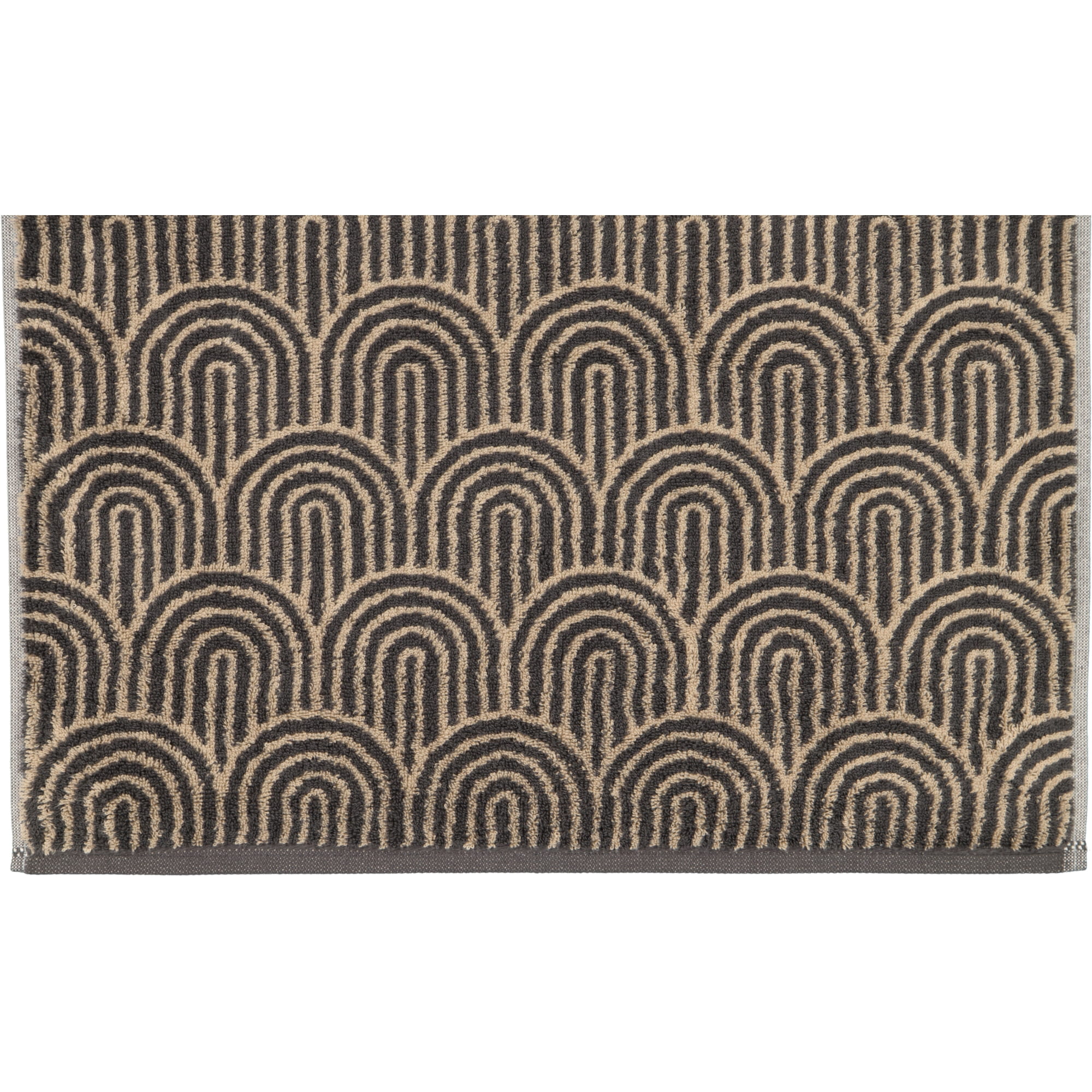 Cawö Handtücher Maison Bögen 6268 basalt - 37 - Handtuch 50x100 cm