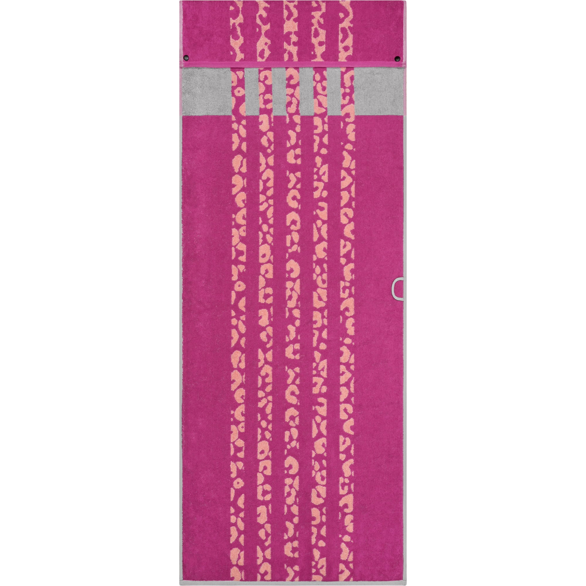Cawö Fitness-Handtücher LEO STRIPE 6291 vibrant pink - 27 - 50x130 cm