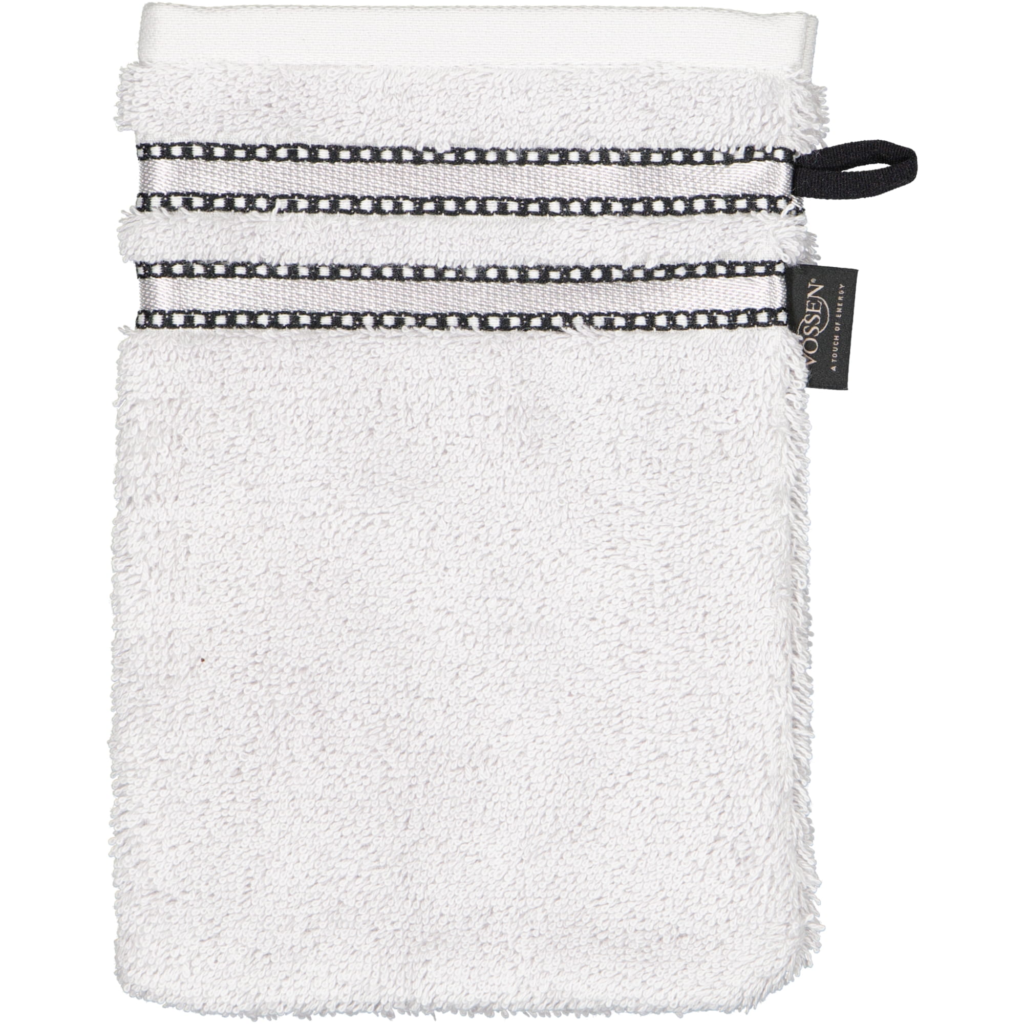 Vossen Handtücher Cult de Luxe light grey - 7210 - Waschhandschuh 16x22 cm