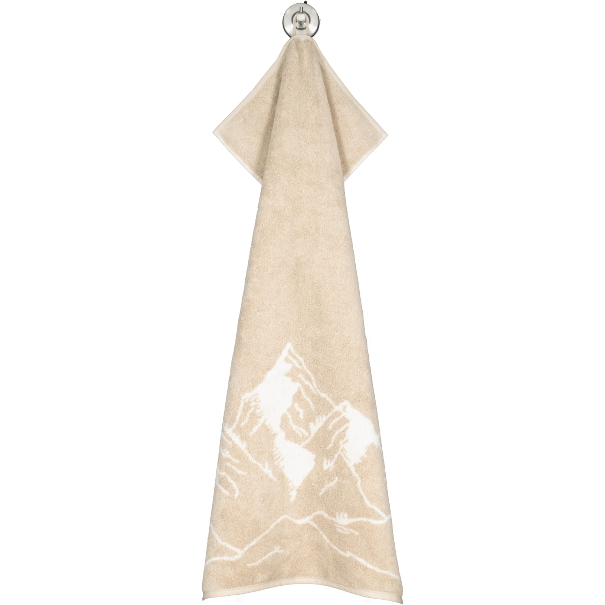 Cawö Handtücher Alpenchic Edition Berge 6269 natur - 33 - Handtuch 50x100 cm