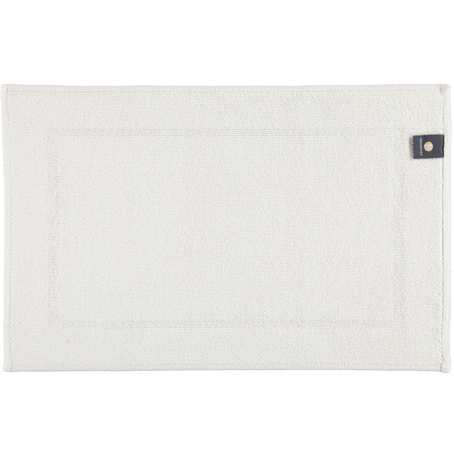 Rhomtuft - Badematte Pearl 51 - Farbe: weiß - 01 - 60x90 cm