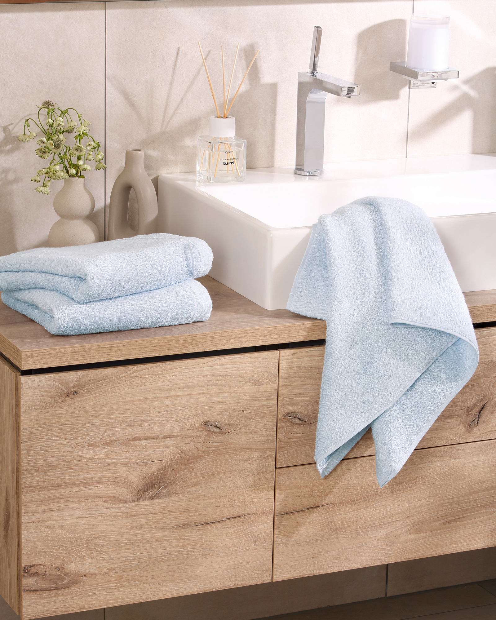 Cawö Handtücher Lifestyle Uni 7007 aqua - 141 - Duschtuch 70x140 cm