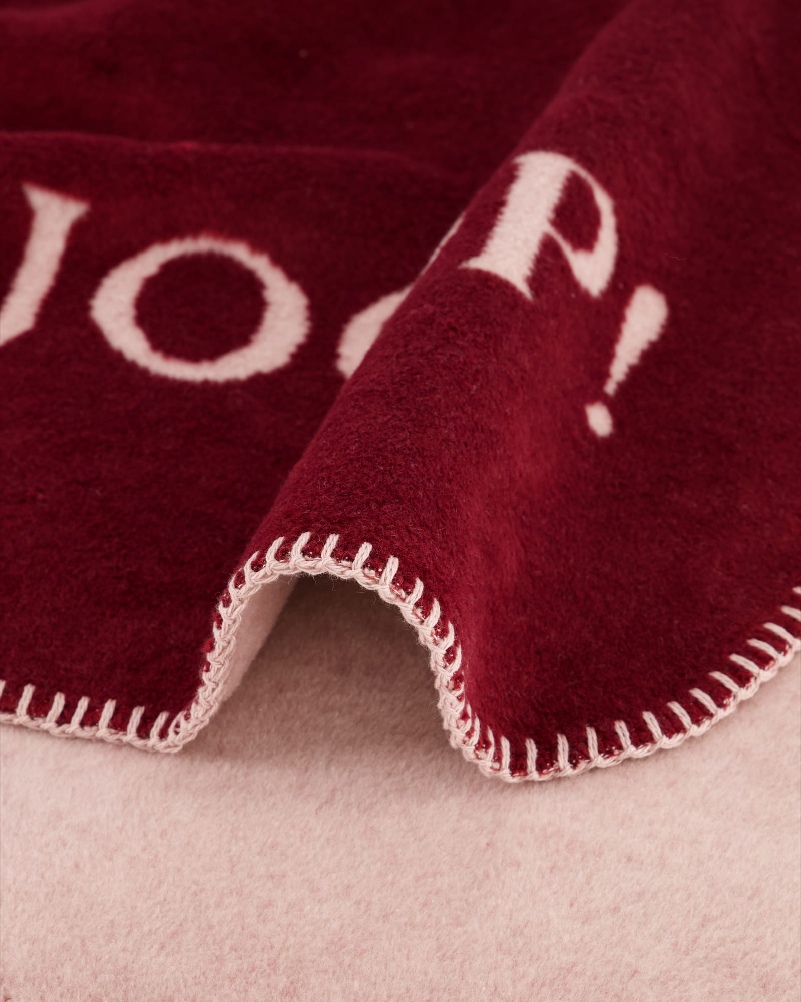 JOOP! Wohndecken Uni-Doubleface Rouge - 150x200 cm