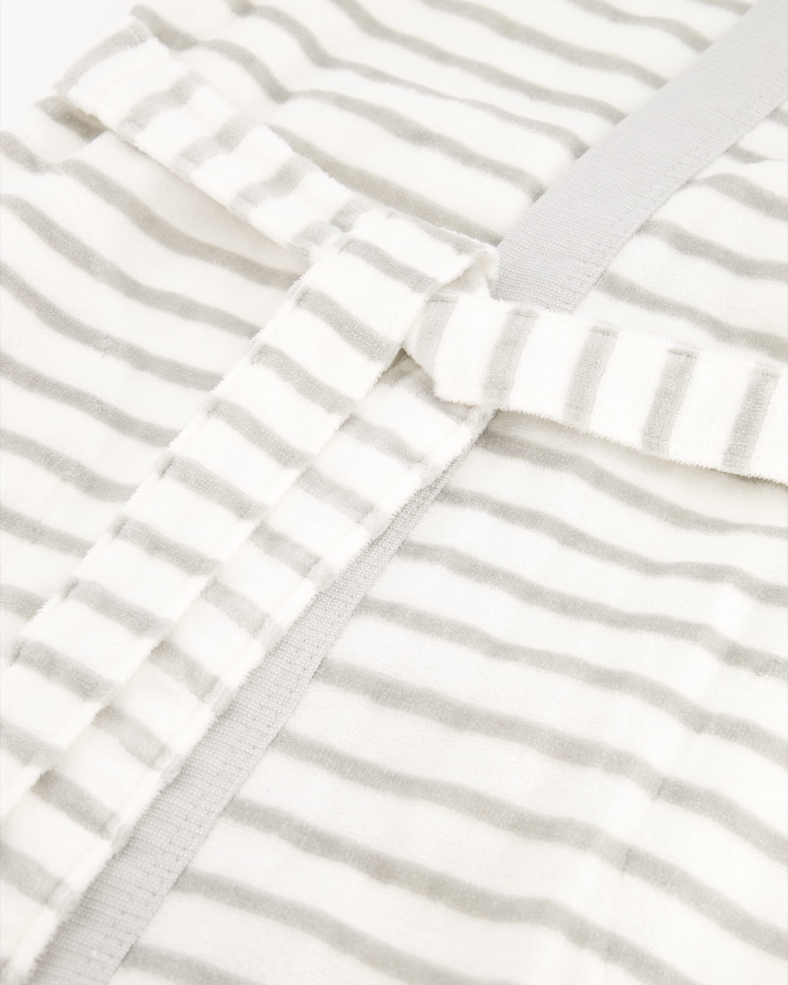 Cawö - Damen Bademantel Kimono Breton 6595 - Farbe: silber - 76