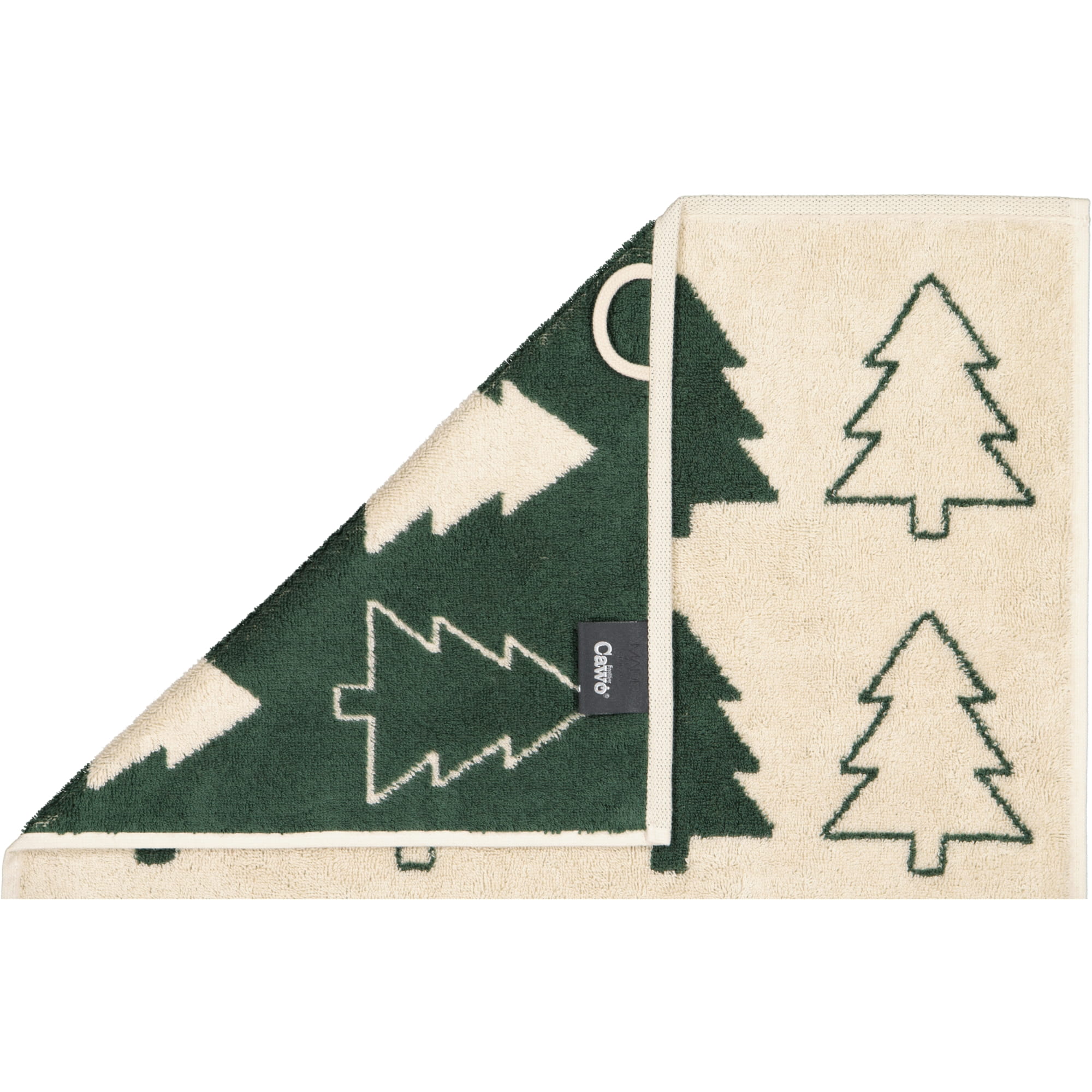 Cawö Handtücher Christmas Edition Tannenbäume 794 natur-grün - 34