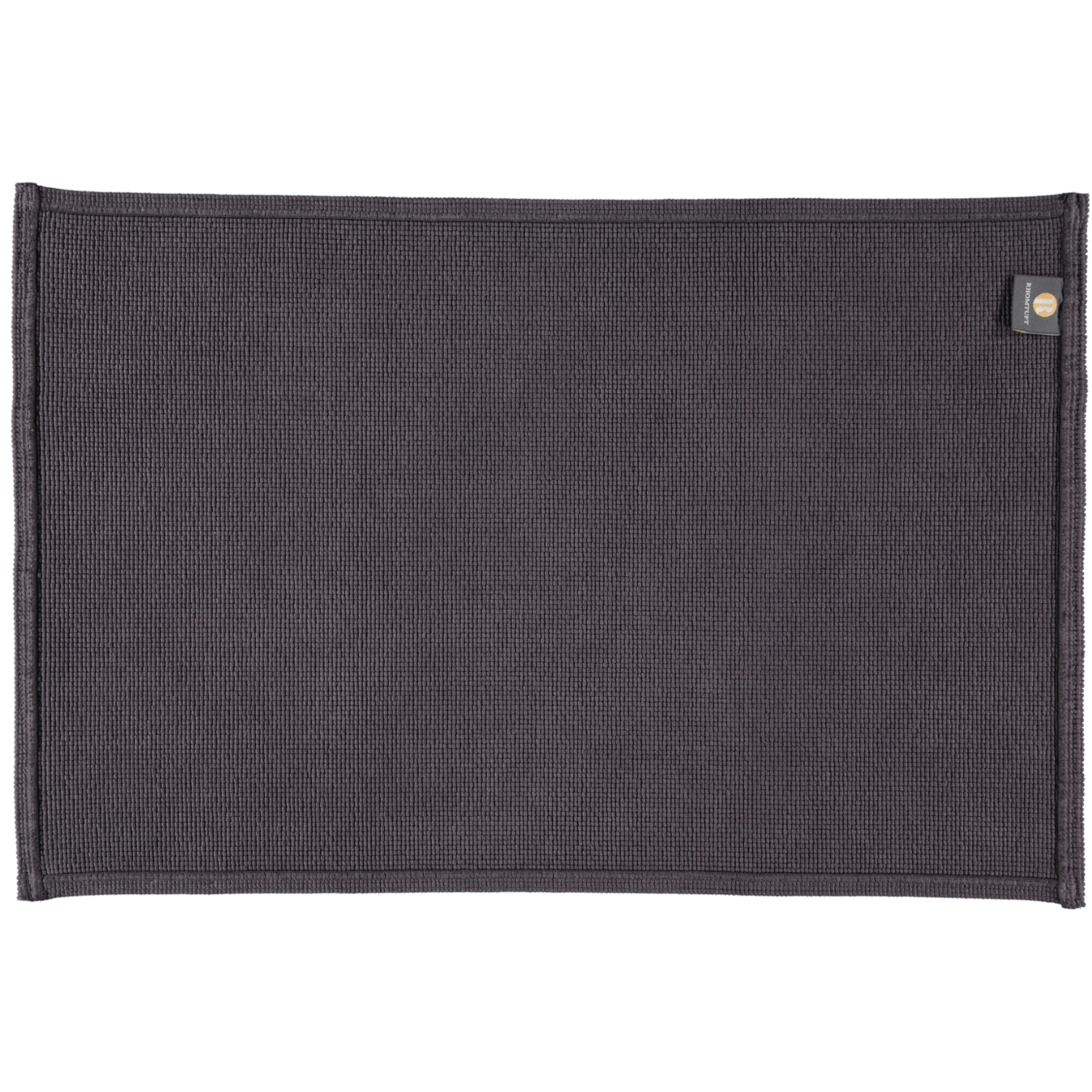 Rhomtuft - Badteppiche Plain - Farbe: zinn - 02 - 70x120 cm