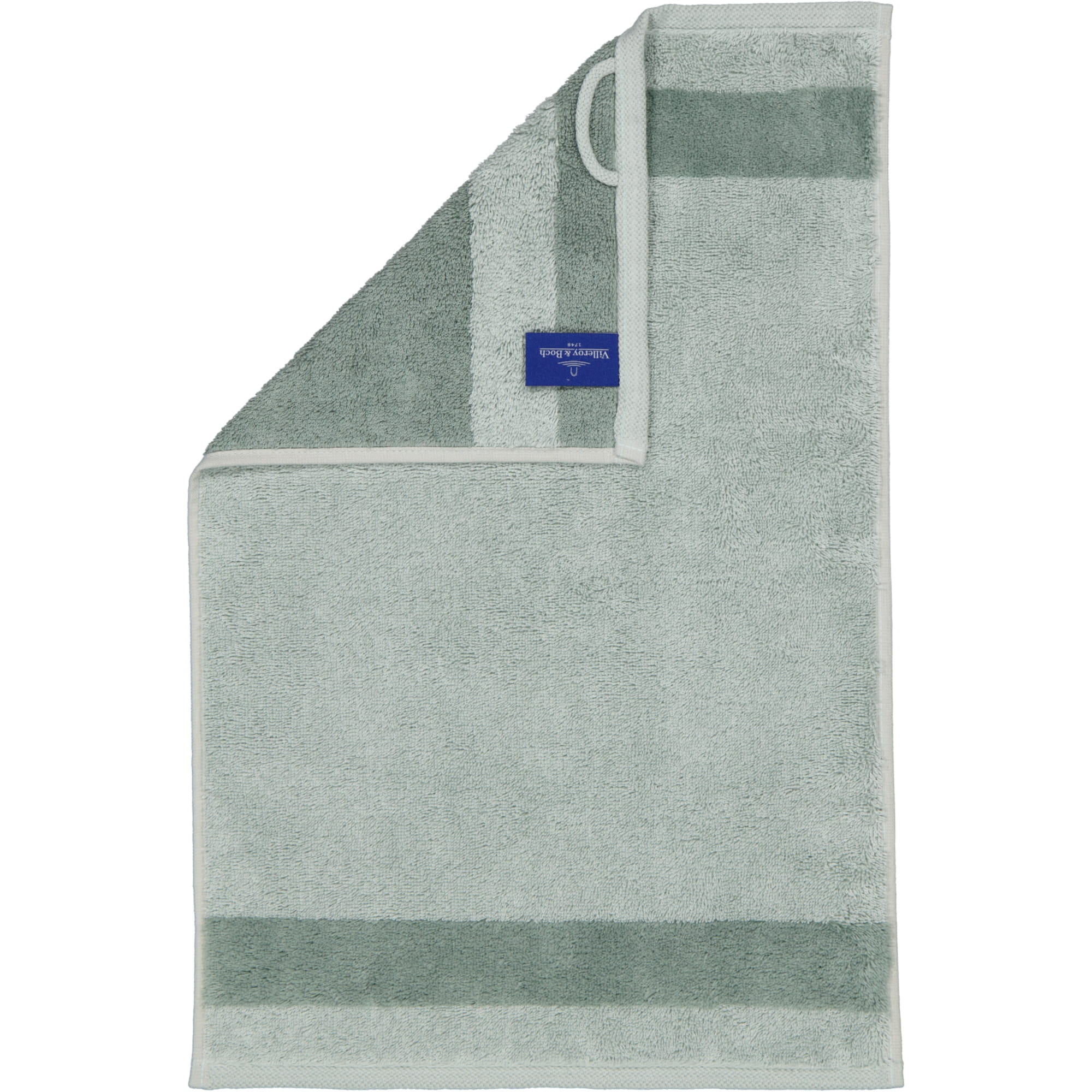 Villeroy & Boch Handtücher Luxury Double 2560 sage green - 44 - Gästetuch 30x50 cm