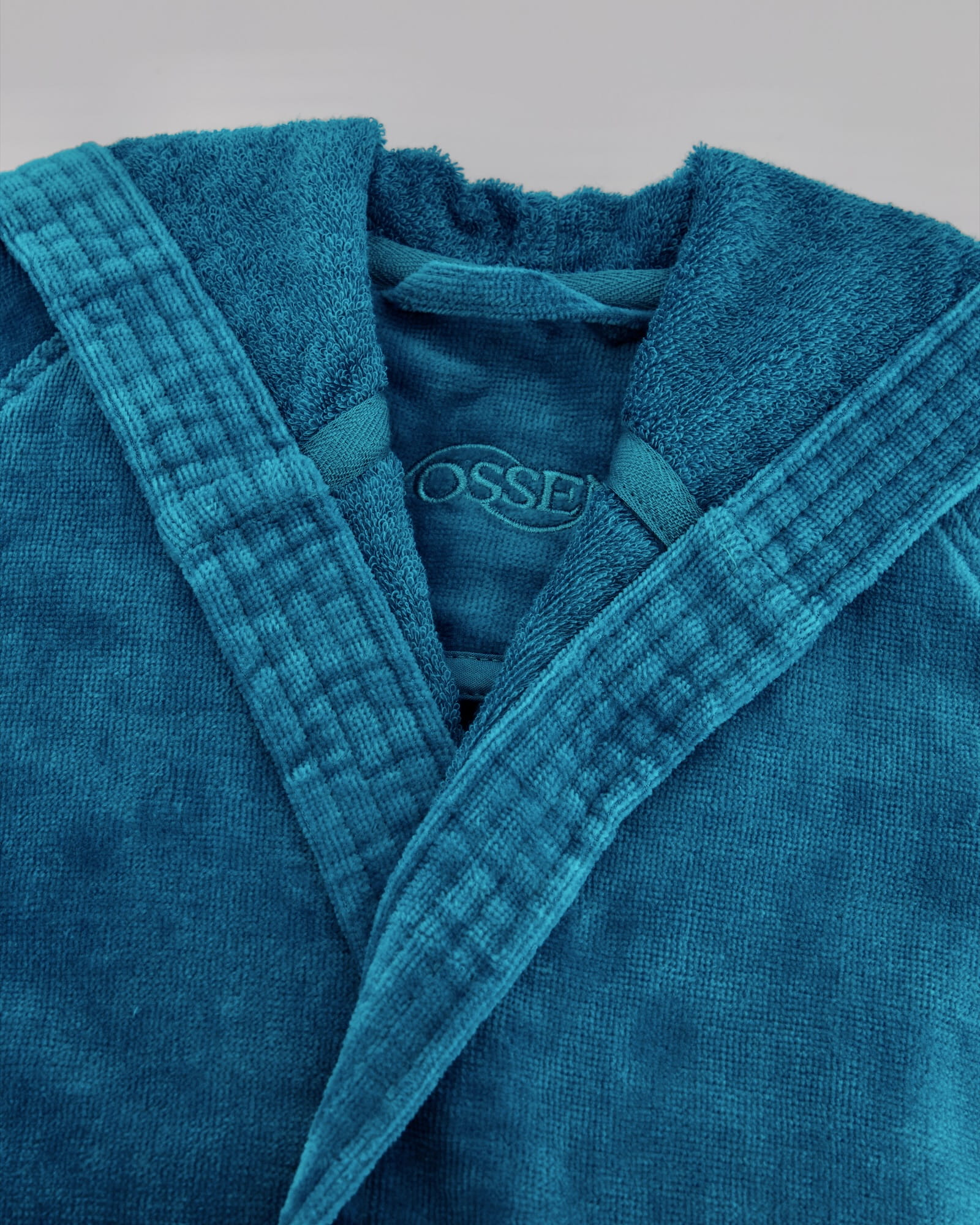Vossen Bademäntel unisex Kurzmantel mit Kapuze Texas lagoon - 5890