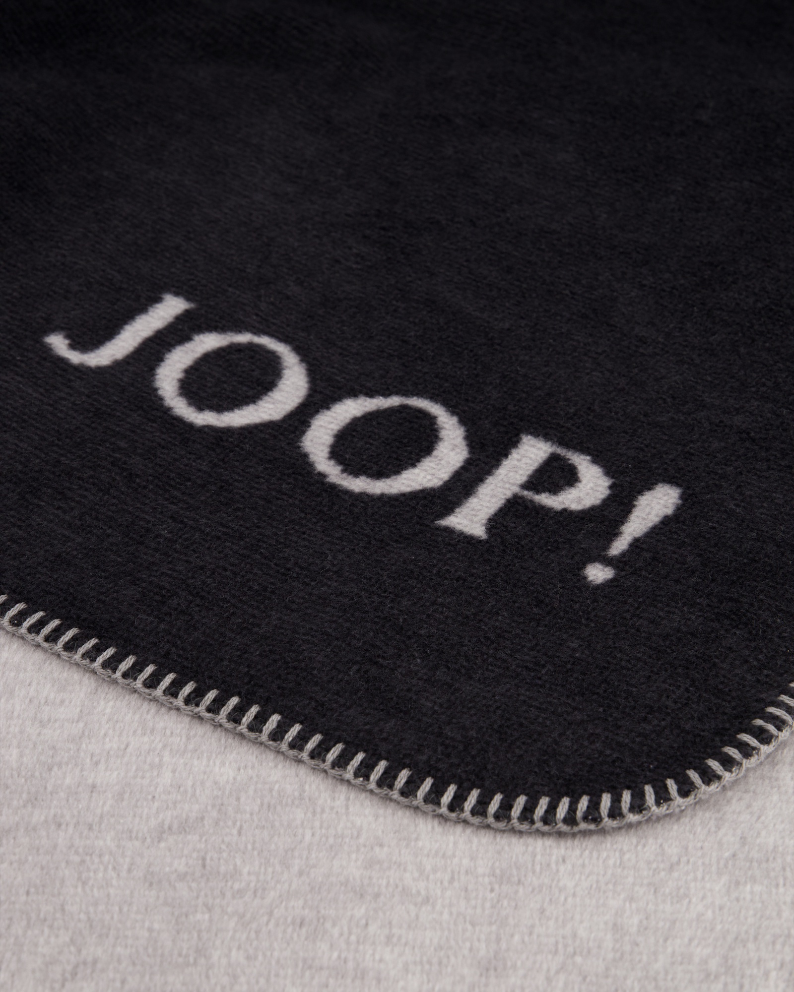JOOP! Wohndecke Melange-Doubleface - Größe: 150x200 cm - Farbe: Anthrazit-Silber