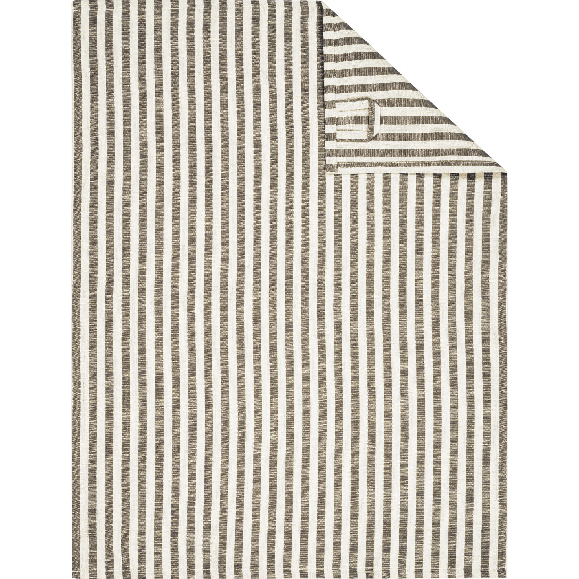 Cawö Home Geschirrtücher Linen Classics Streifen 537 metal - 73 - 50x70 cm