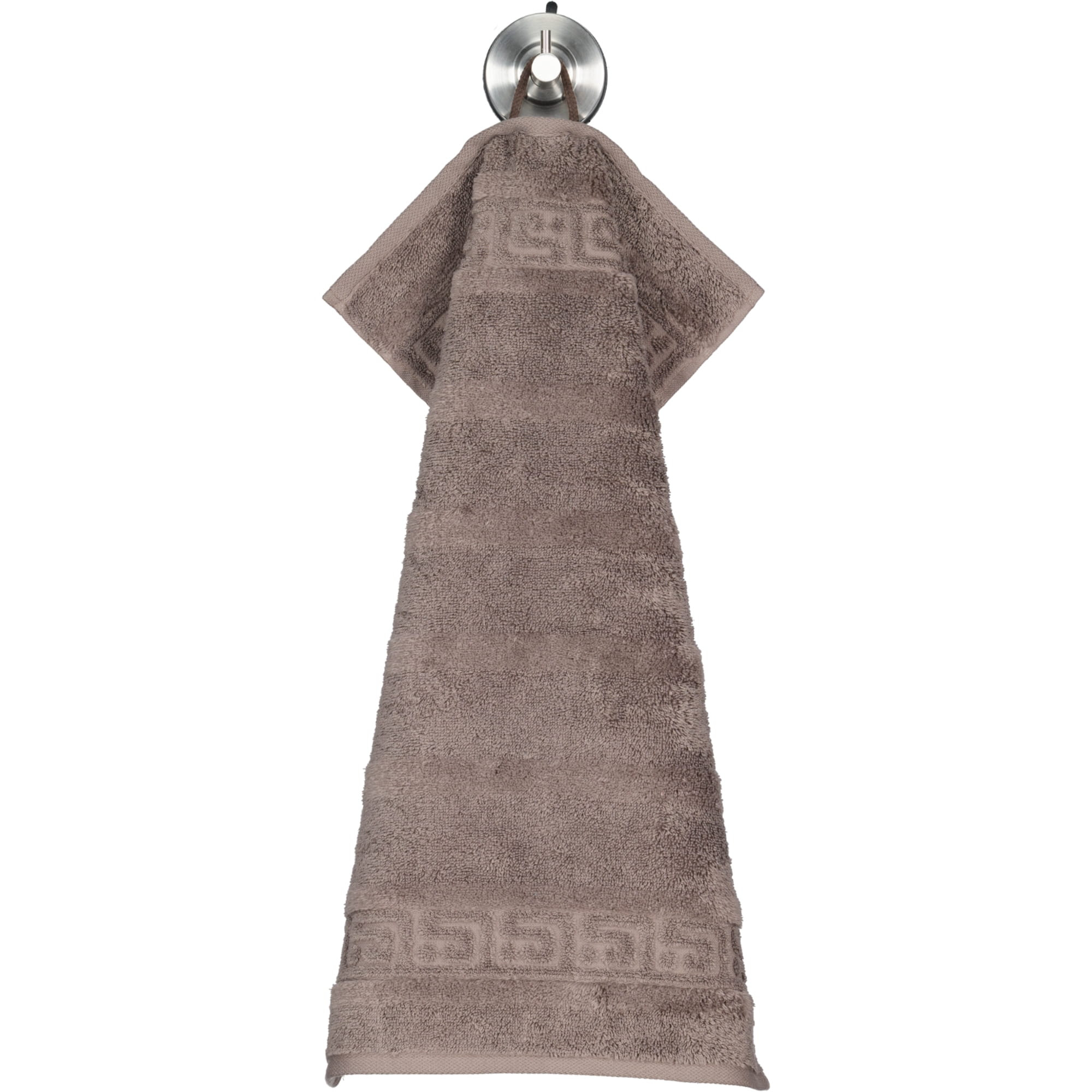 Cawö Handtücher Noblesse Uni 1001 walnuss - 348 - Gästetuch 30x50 cm