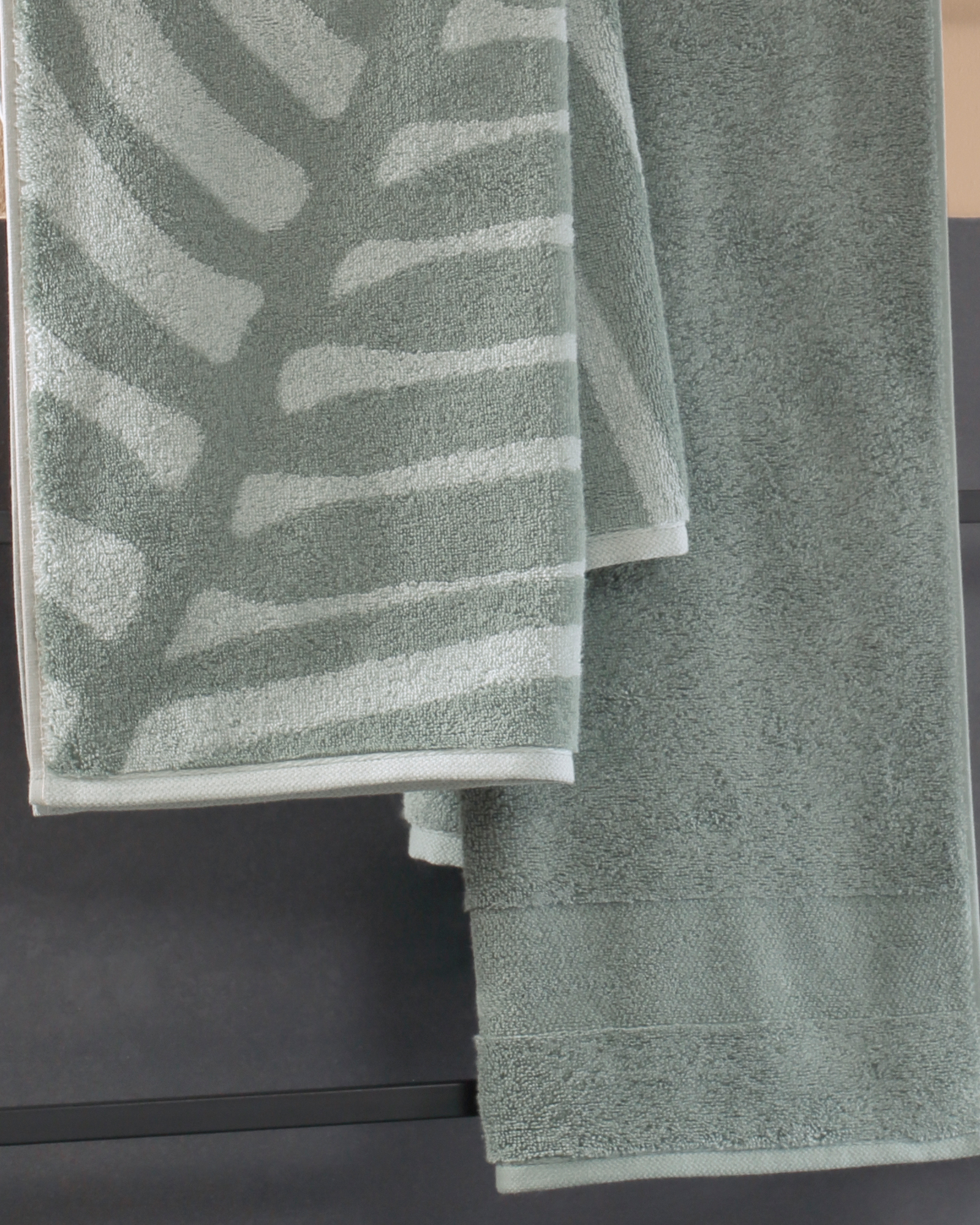 Villeroy & Boch Handtücher Coordinates Leaf 2558 - Farbe: sage green - 44