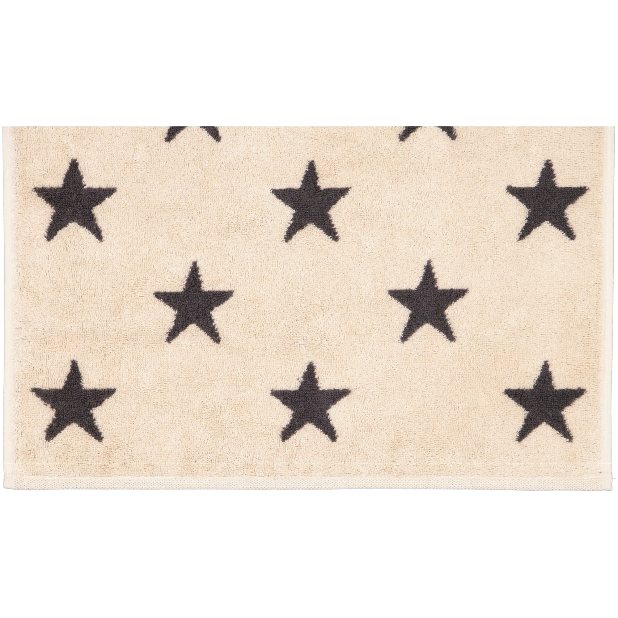 Cawö Handtücher NEW STARS Sterne groß 6260 beige/basalt - 37 - Duschtuch 70x140 cm