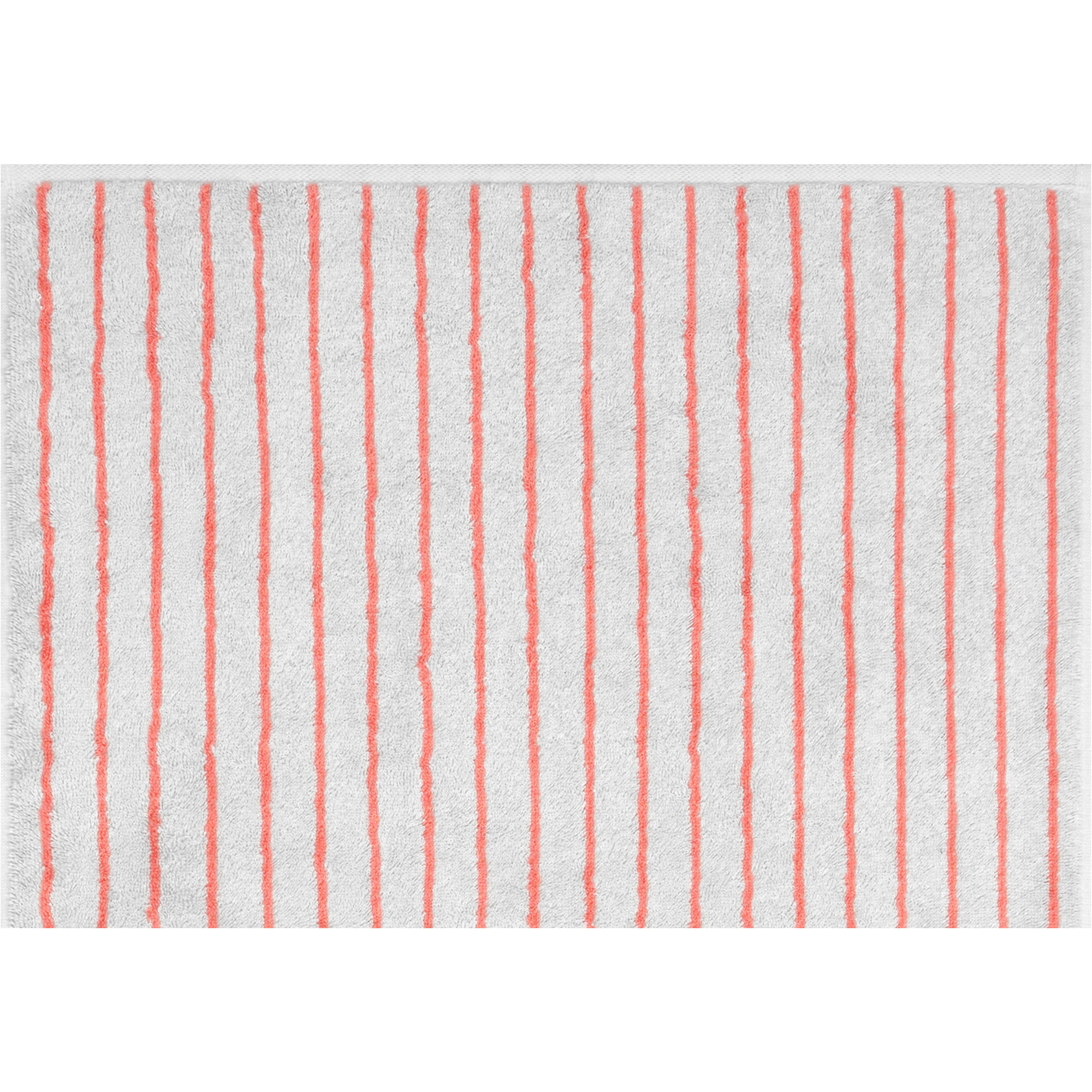 Cawö Handtücher Weekend Streifen 6296 platin/koralle - 70 - Duschtuch 70x140 cm