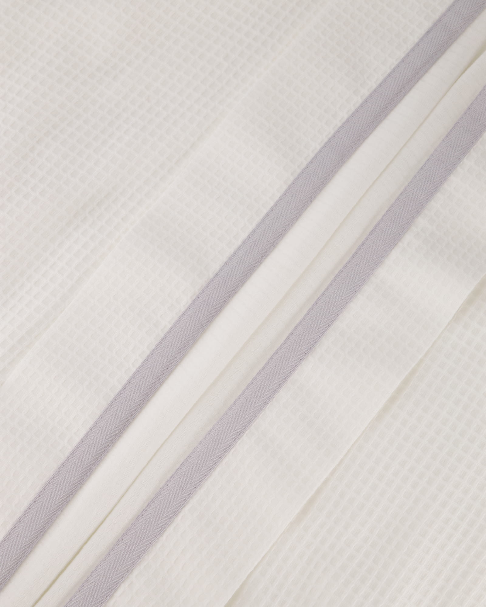 JOOP Herren Bademantel Kimono Pique 1656 - Farbe: Weiß - 600
