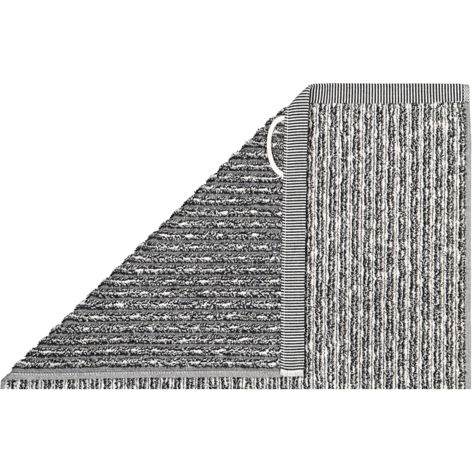 Möve Handtücher Brooklyn Pinstripe nature/black - 081 - Handtuch 50x100 cm