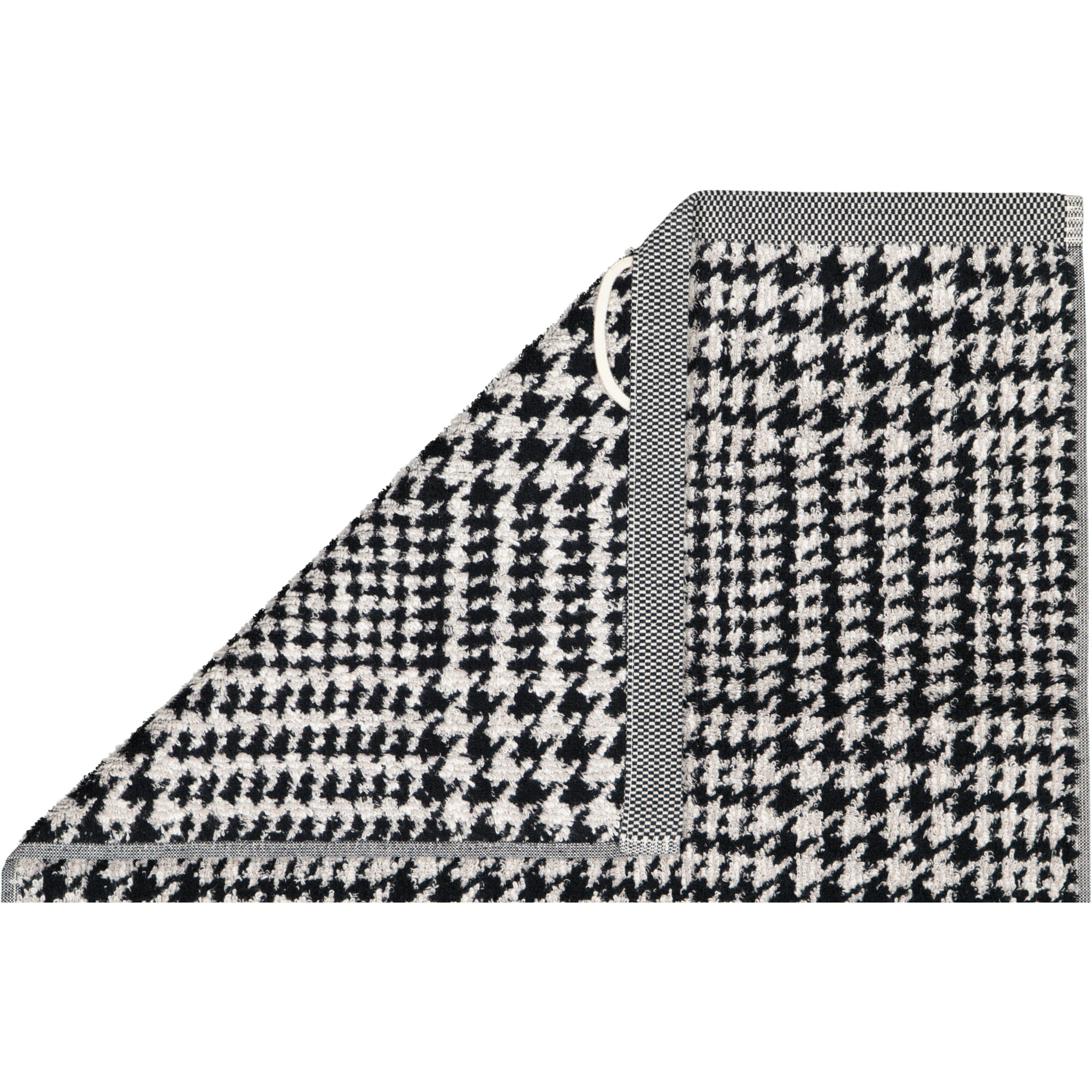 Möve - Brooklyn Glencheck - Farbe:  nature/black - 081 (1-0569/8970) - Duschtuch 80x150 cm