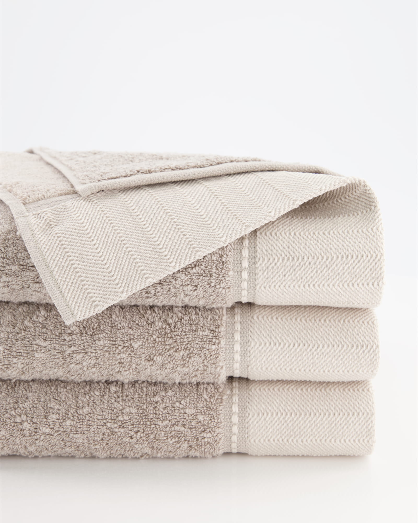 Möve Brooklyn Uni - Farbe:  cashmere - 713 (1-0669/8970) - Waschhandschuh 15x20 cm