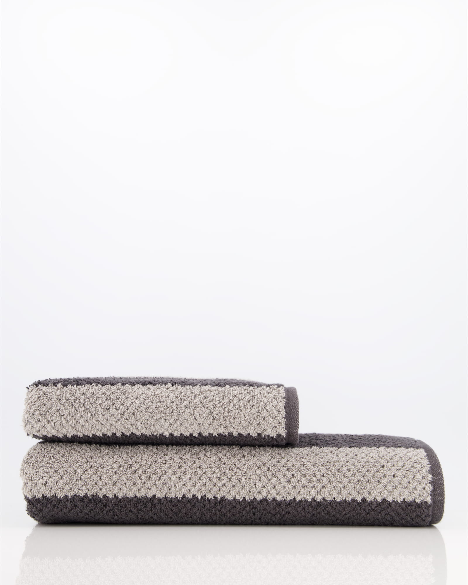 Cawö Handtücher Pure Stripes 6502 basalt - 77