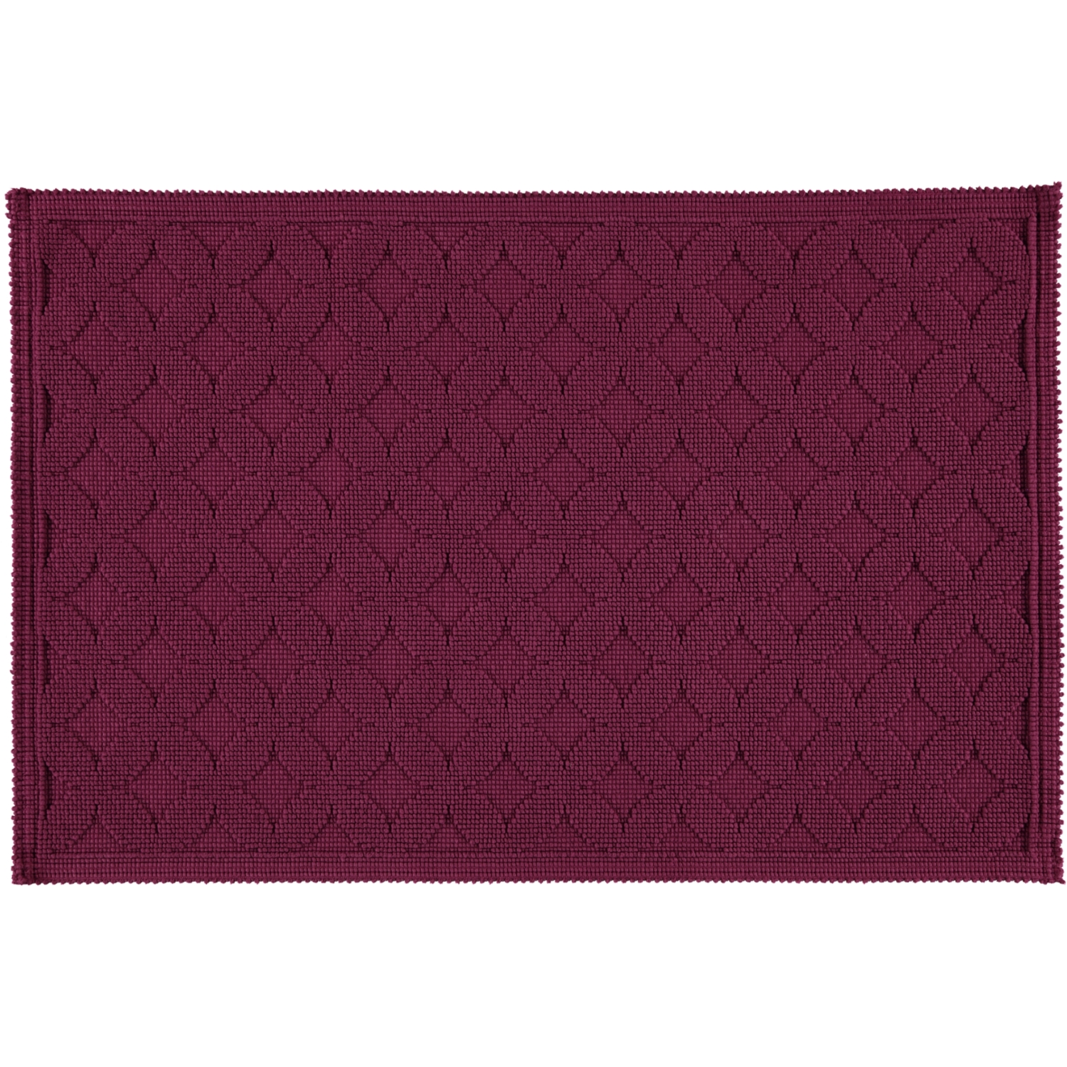 Rhomtuft - Badematte Seaside - Farbe: berry - 237 - 60x90 cm