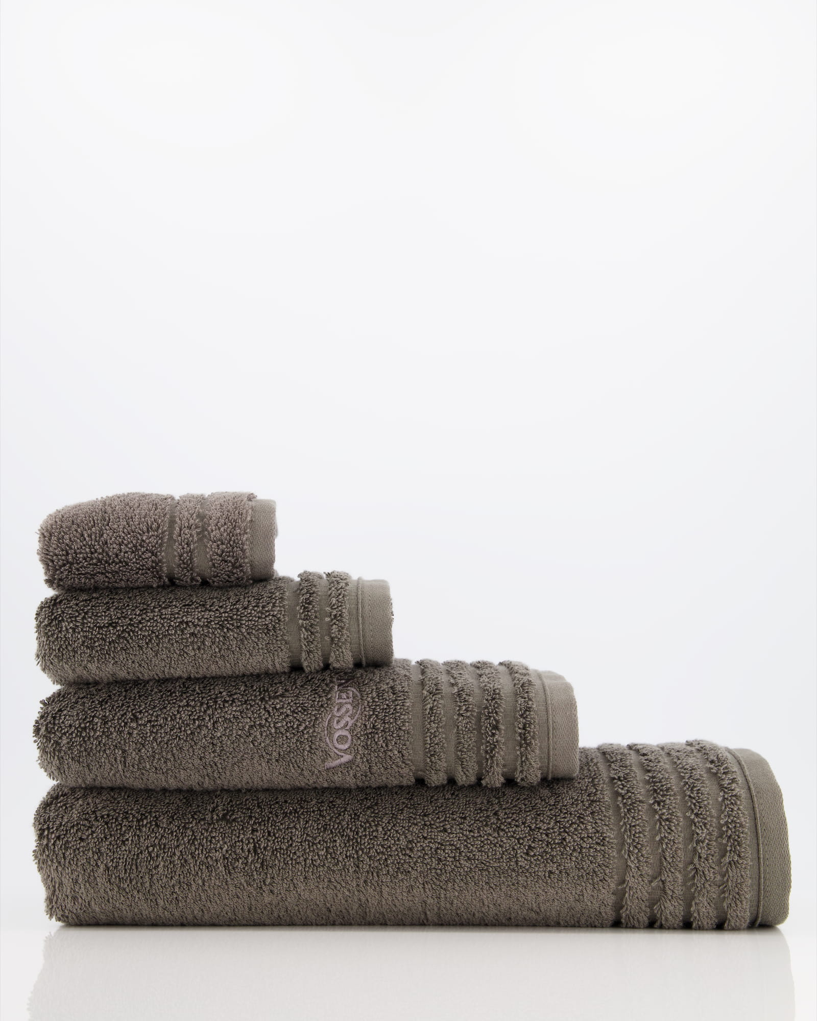 Vossen Handtücher Vienna Style Supersoft slate grey - 7420 - Waschhandschuh 16x22 cm