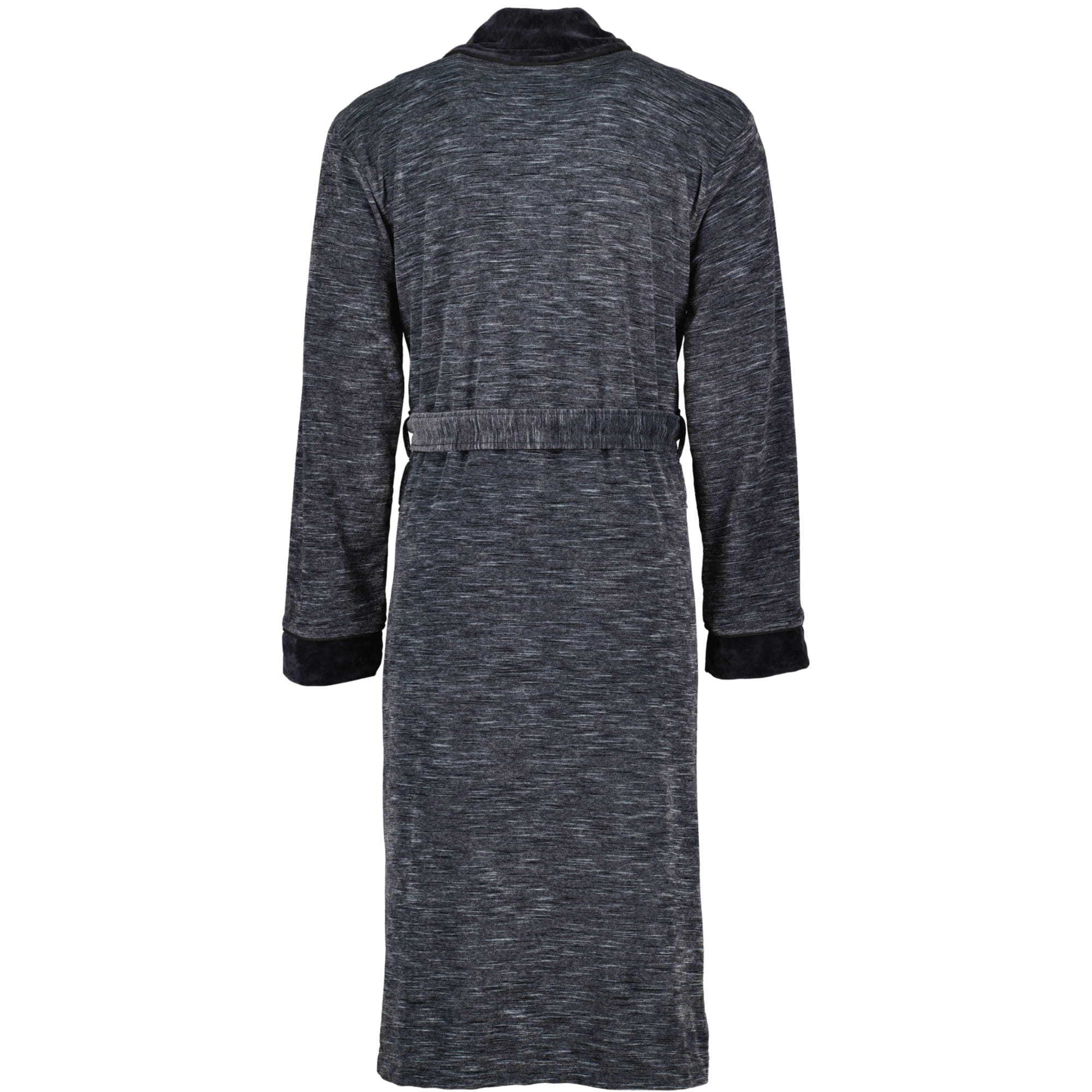 Vossen Bademäntel Herren Schalkragen Alberto black - 0002