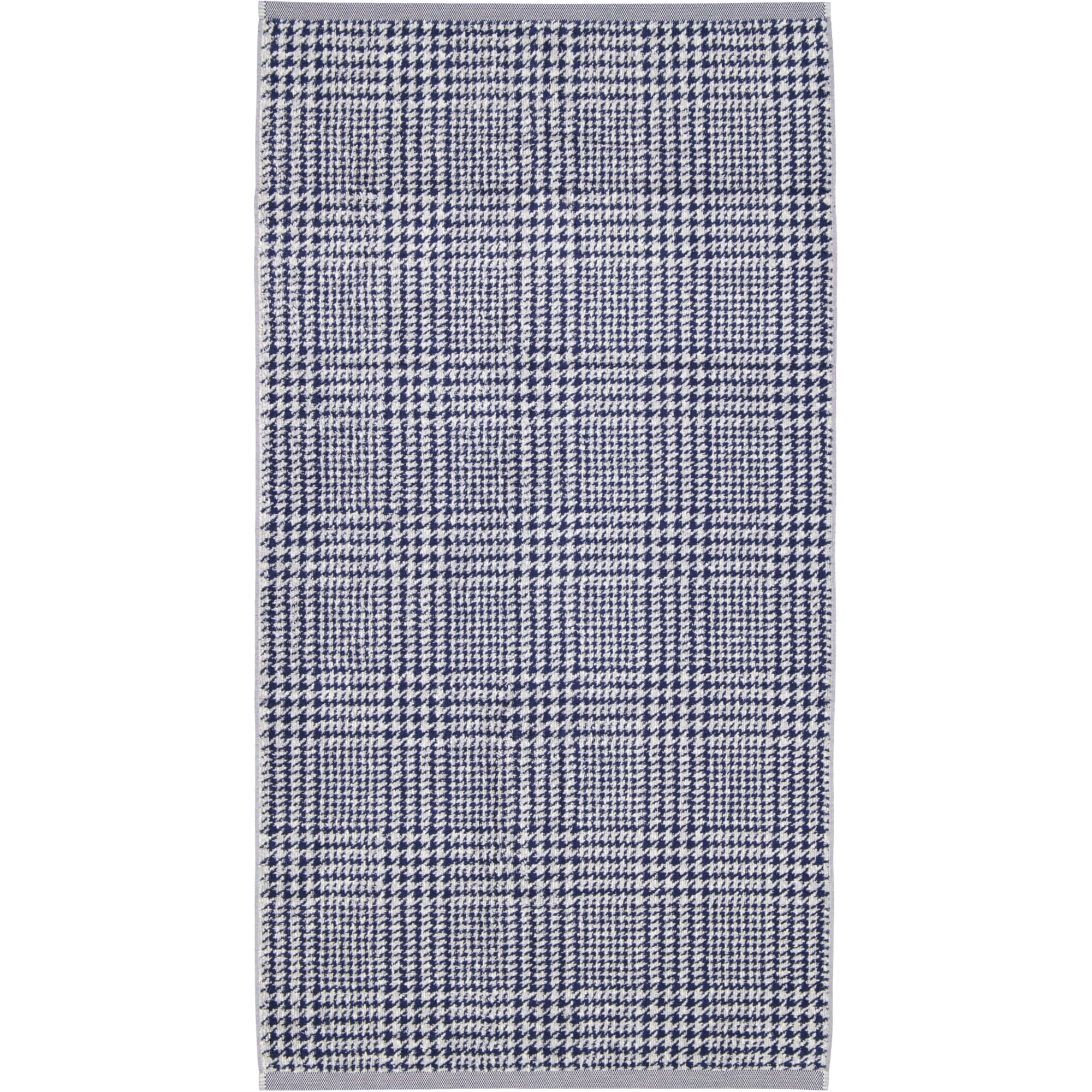 Möve Handtücher Brooklyn Glencheck nature/deep sea - 042 - Duschtuch 80x150 cm