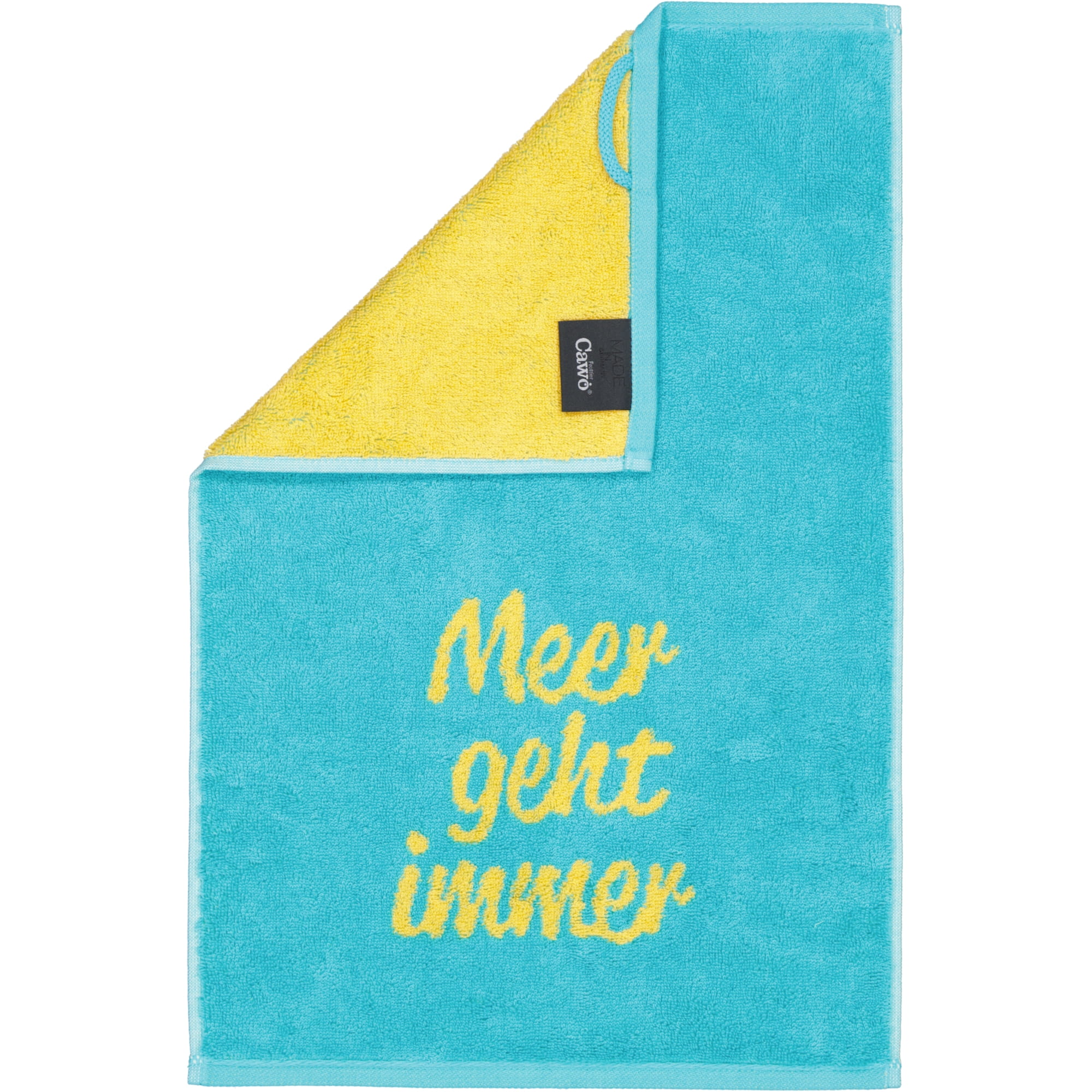 Cawö Gästetücher Postcard Towels Edition 100 Meer geht immer - 07 - Gästetuch 30x50 cm