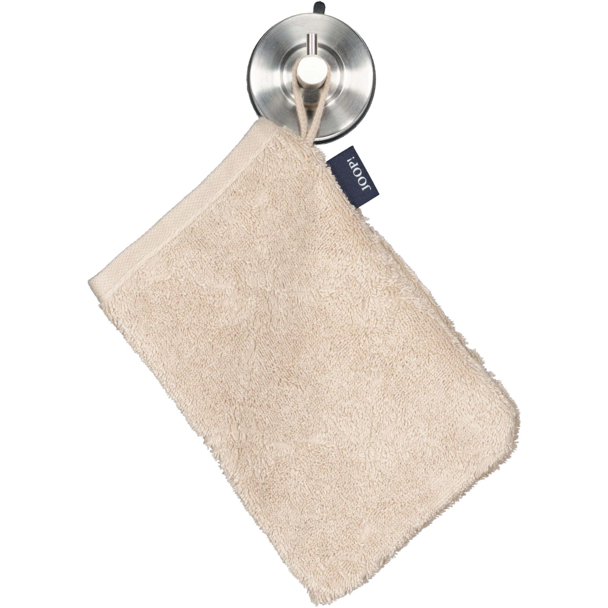 JOOP Uni Cornflower 1670 - Farbe: sand - 375 - Waschhandschuh 16x22 cm