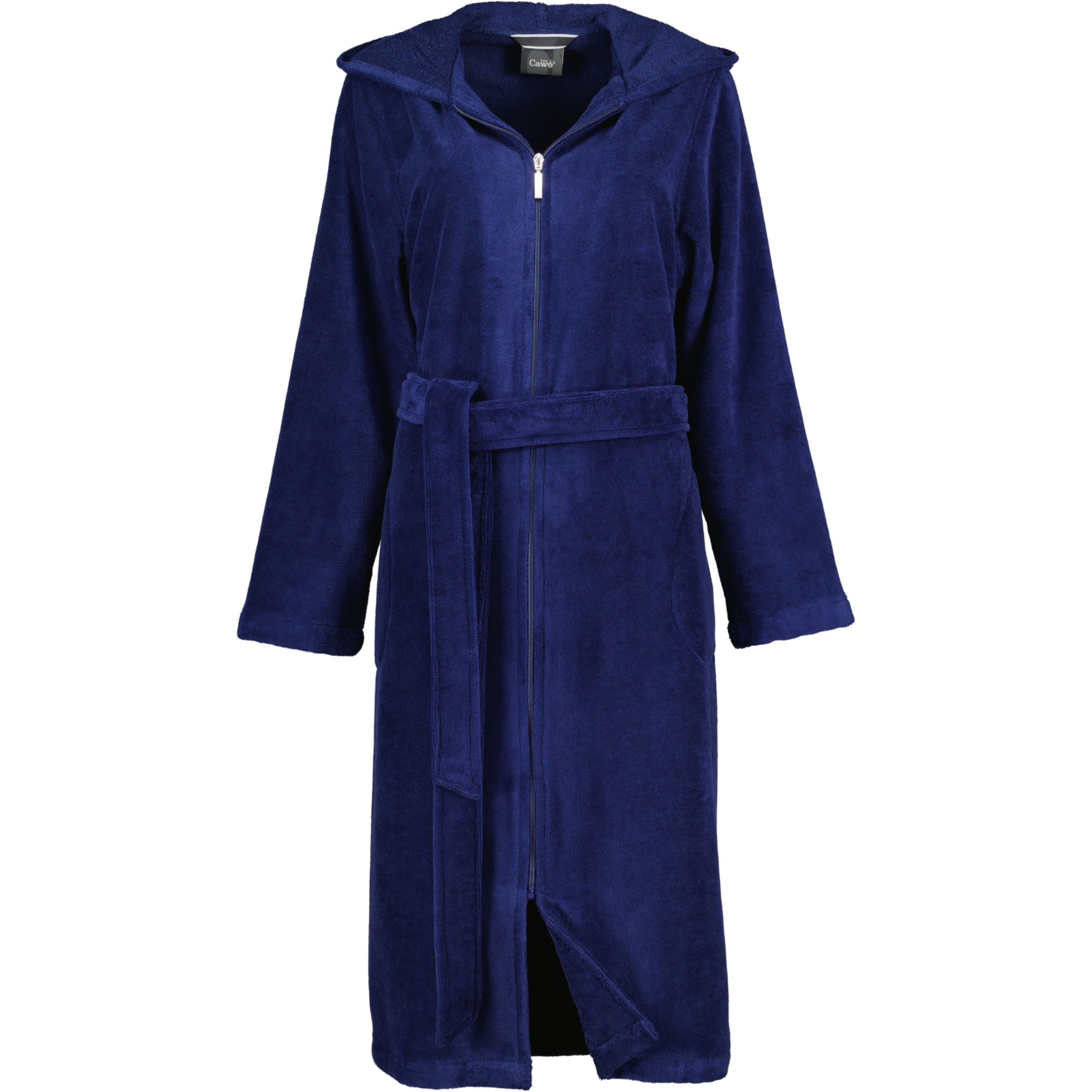 Cawö Home Damen Bademantel Kapuze RV 837 - Farbe: marine - 11