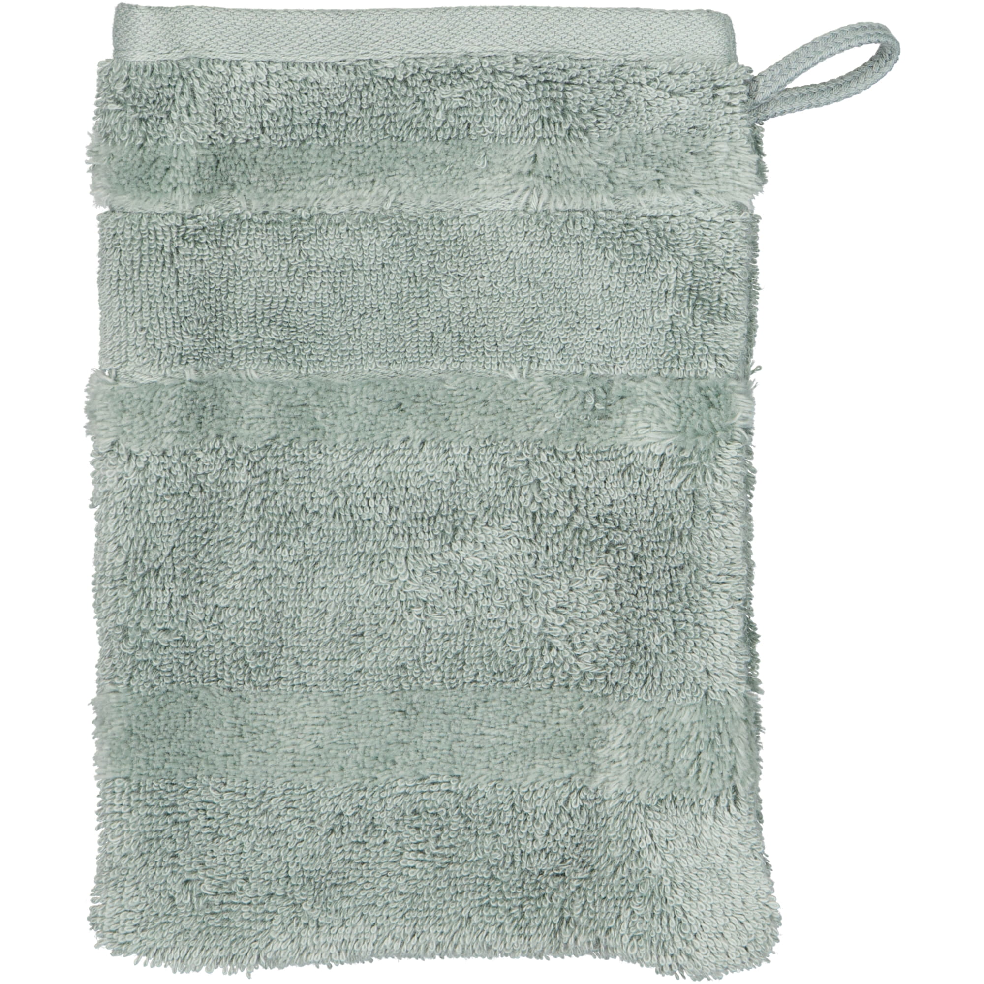 Cawö Handtücher Noblesse2 Uni 1002 nordic green - 470 - Waschhandschuh 16x22 cm