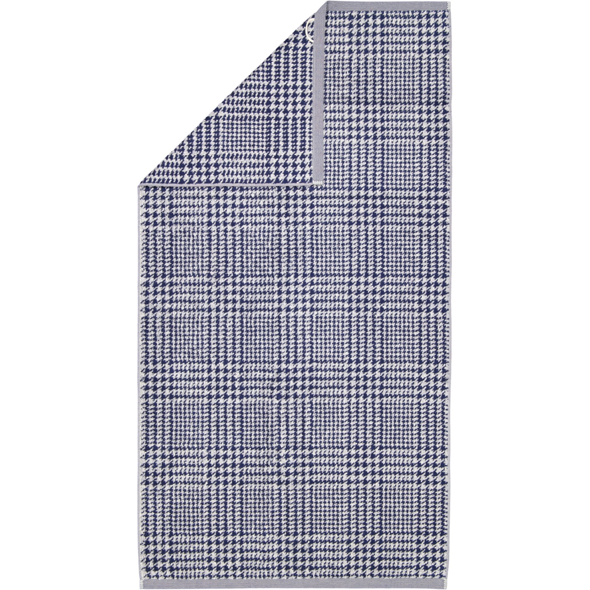 Möve Handtücher Brooklyn Glencheck nature/deep sea - 042 - Duschtuch 80x150 cm