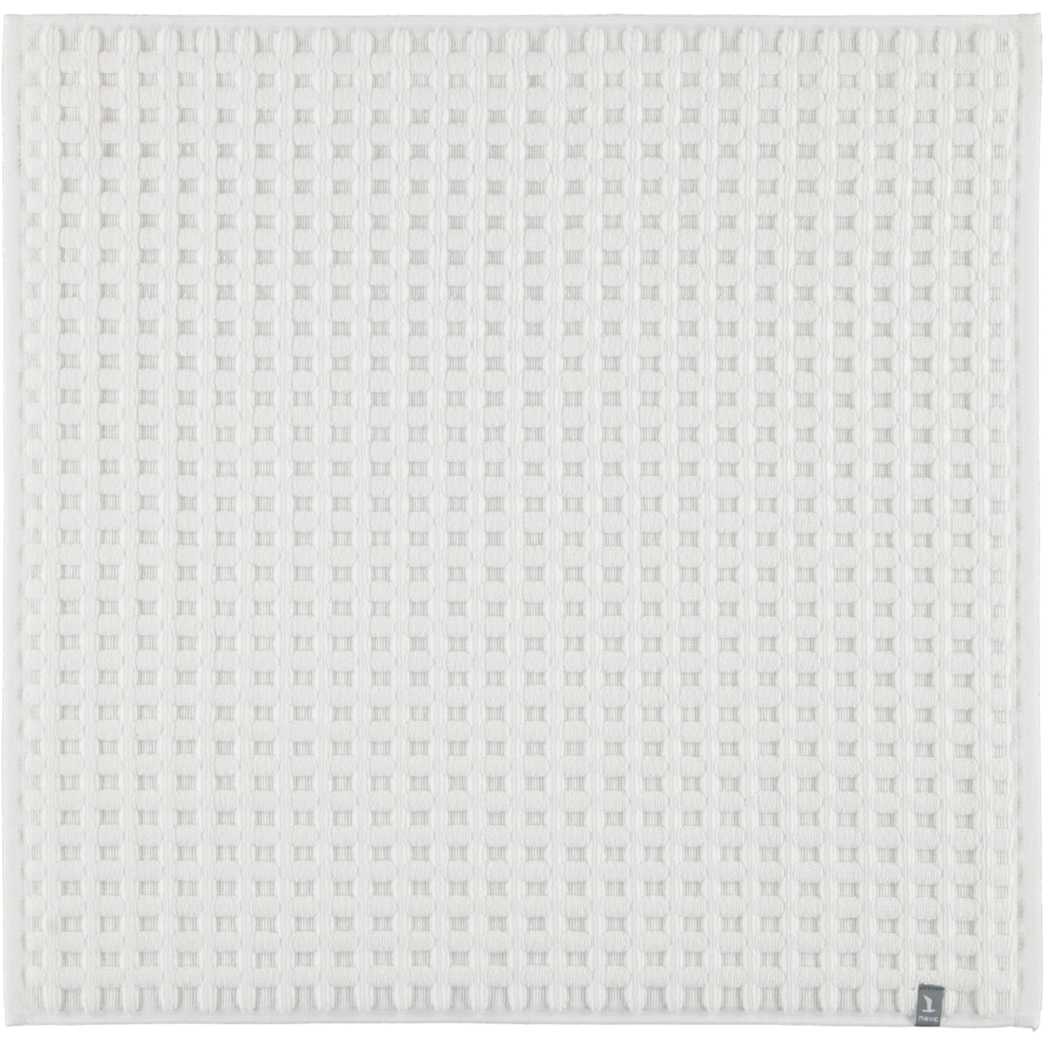Möve Badteppich - Piquee - Größe: 60x60 cm - Farbe: snow - 001 (1-0798/8127)