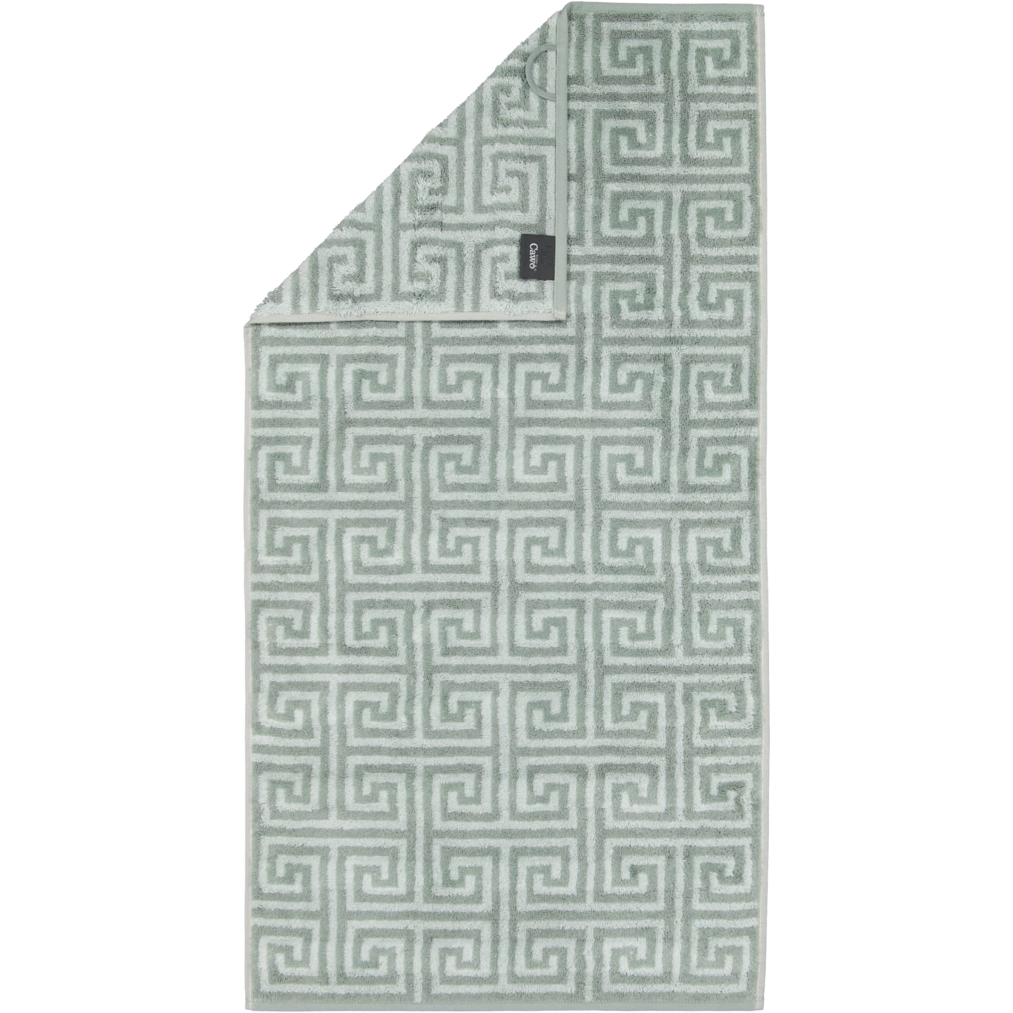 Cawö Handtücher Noblesse Elegance Allover 1088 nordic green - 44 - Handtuch 50x100 cm