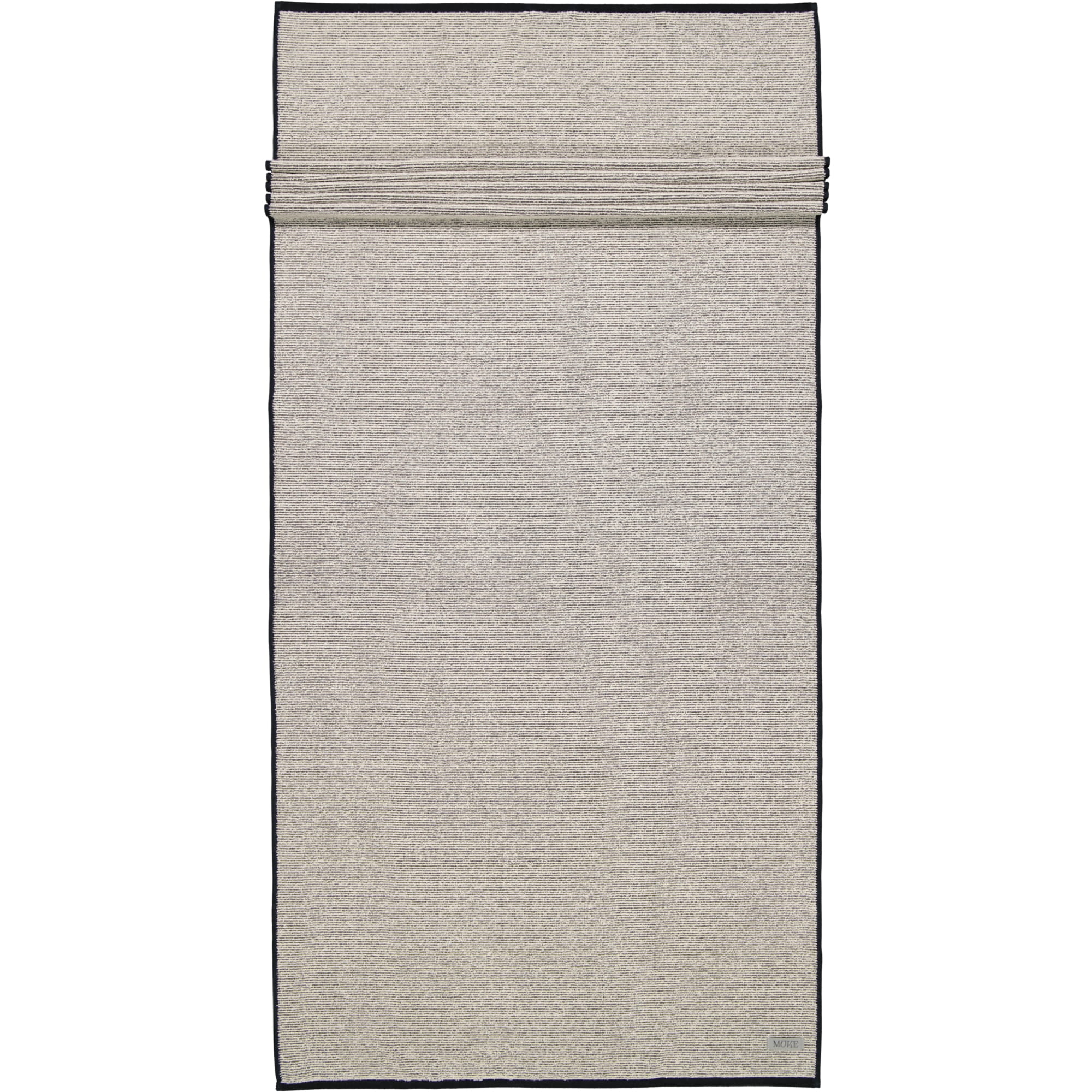Möve - Eden Querrippe - Farbe:  nature/beige - 071 (1-0933/8990) - Saunatuch 80x200 cm