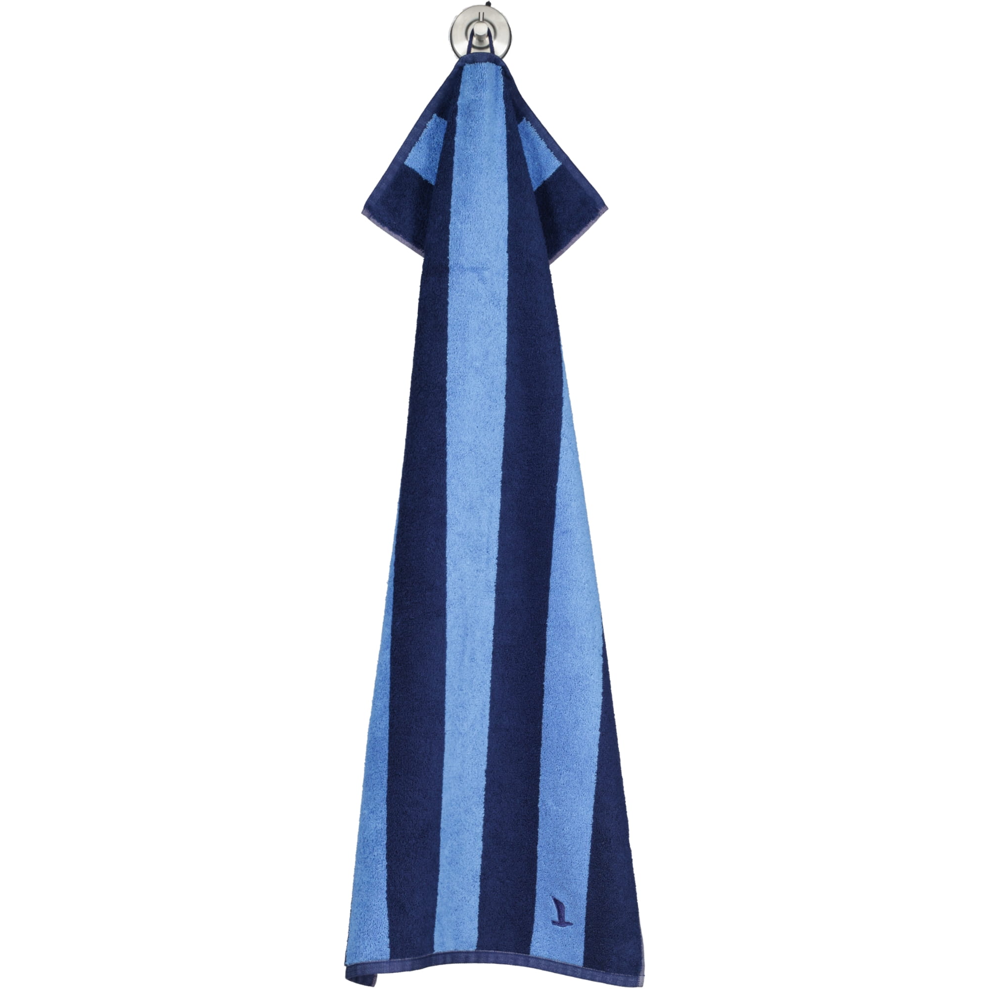 Möve Handtücher Superwuschel Blockstreifen deep sea/cornflower - 042 - Handtuch 50x100 cm