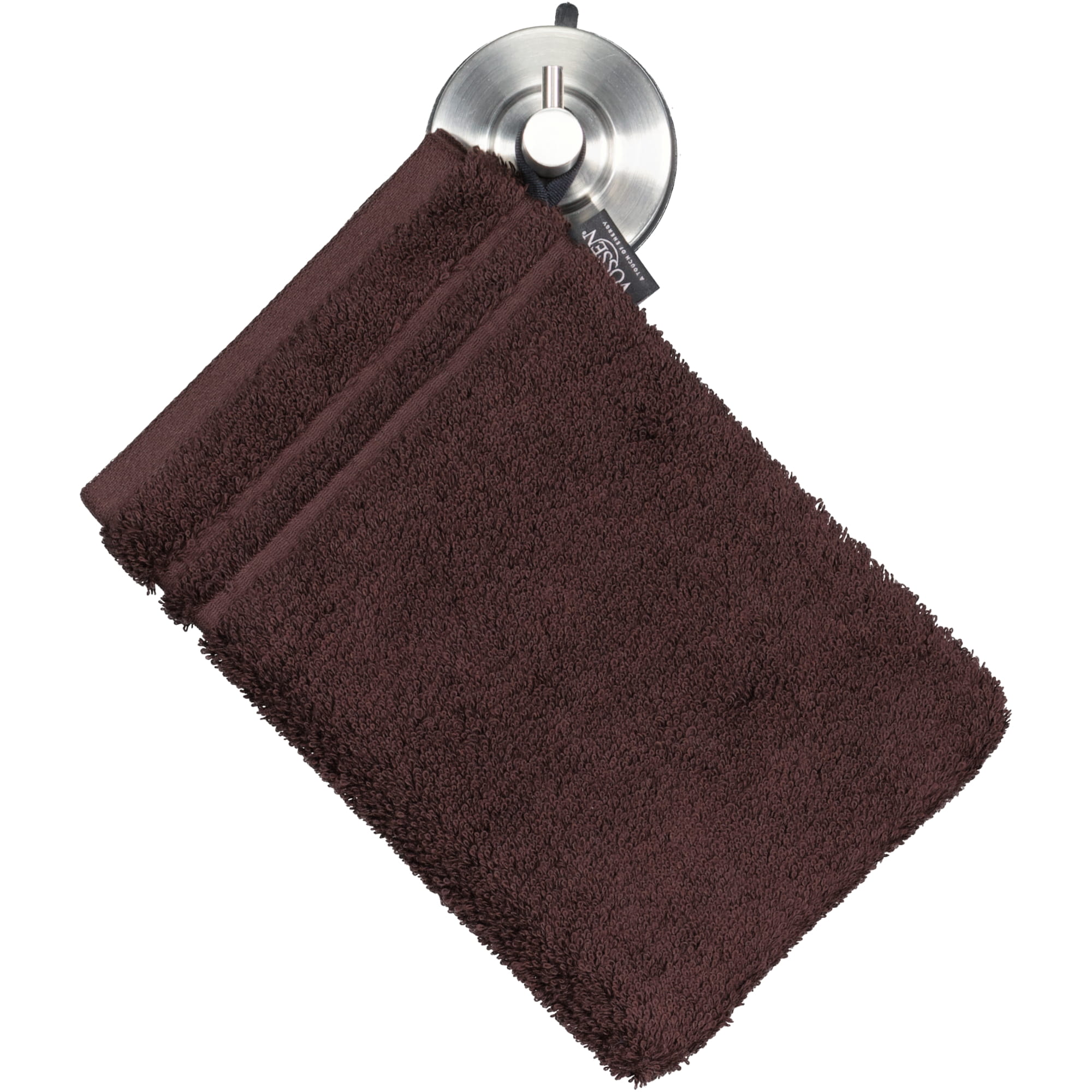 Vossen Handtücher Vienna Style Supersoft dark brown - 6930 - Waschhandschuh 16x22 cm