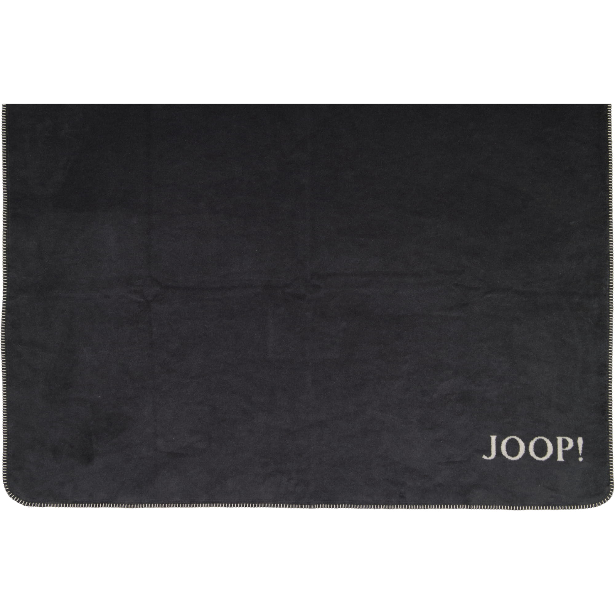 JOOP! Wohndecke Uni-Doubleface - Größe: 150x200 cm - Farbe: Anthrazit-Ash