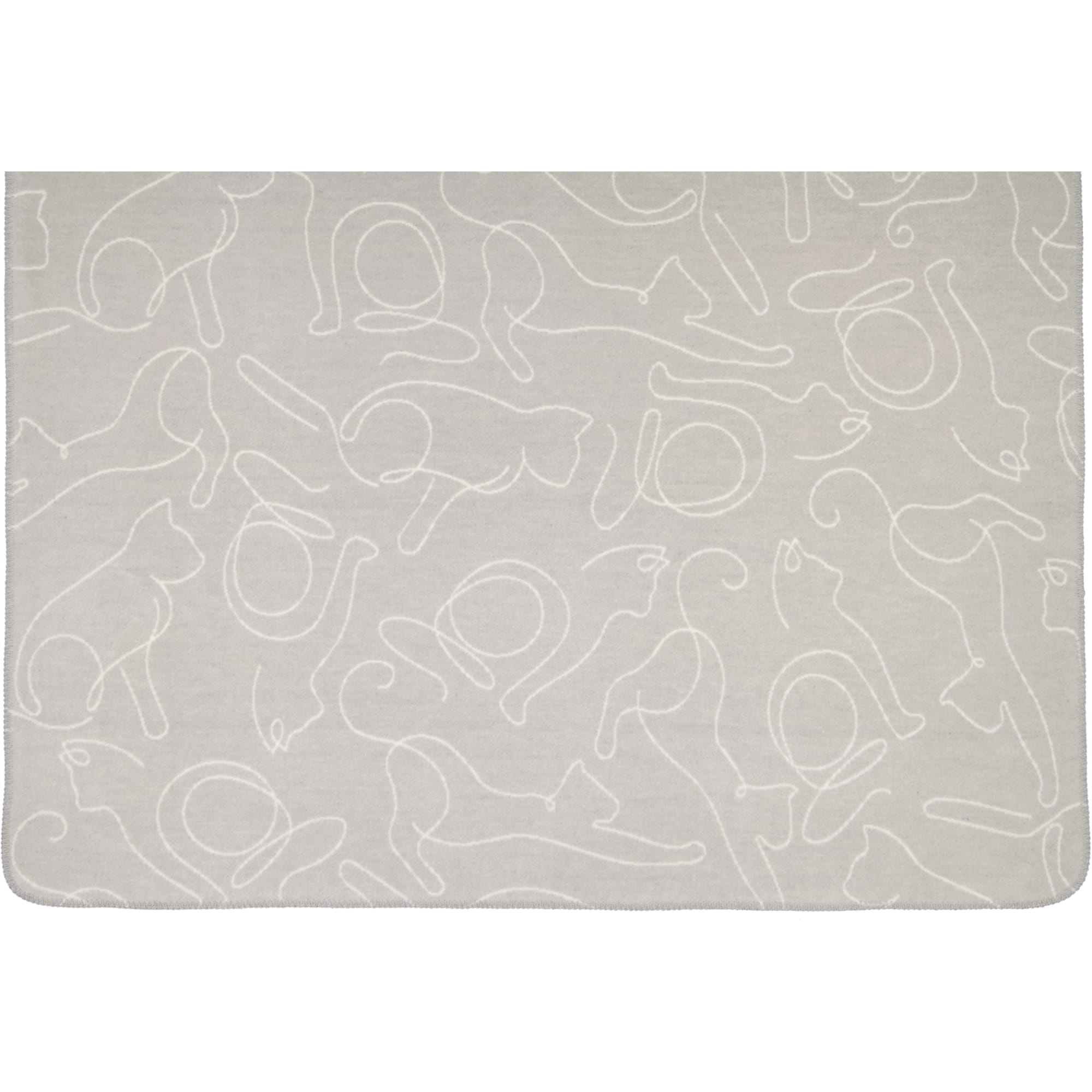 Cawö Wohndecken CUTE CATS EDITION Cats 62640 natur/stein - 67 - 150x200 cm