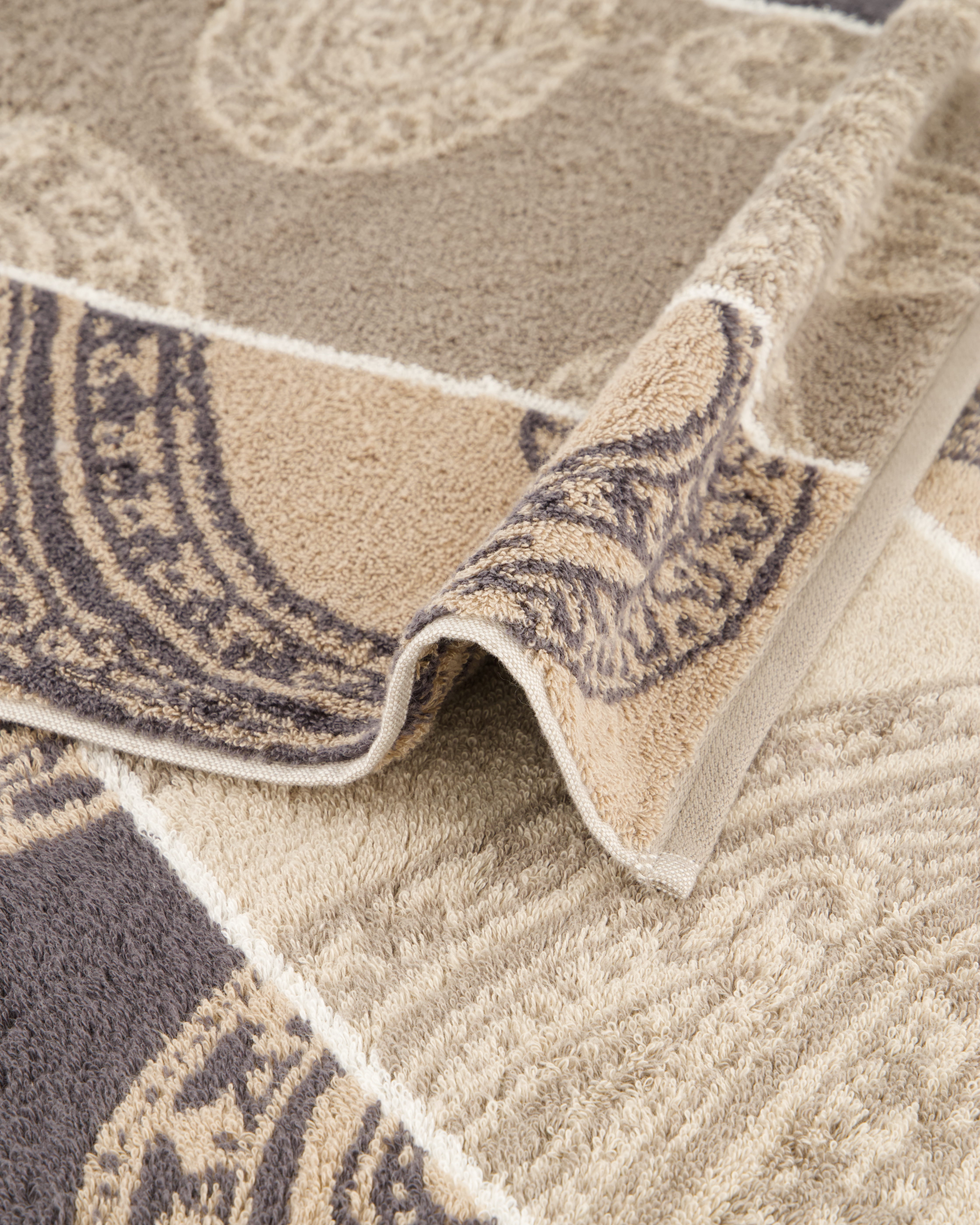 JOOP! Handtücher Contour Paisley 1714 Taupe - 73 - Duschtuch 80x150 cm