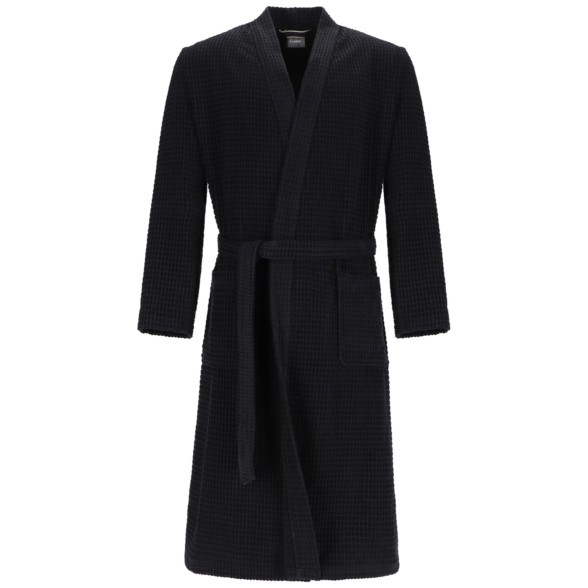 Cawö Bademäntel Herren Kimono Kimono 6845 schwarz - 906
