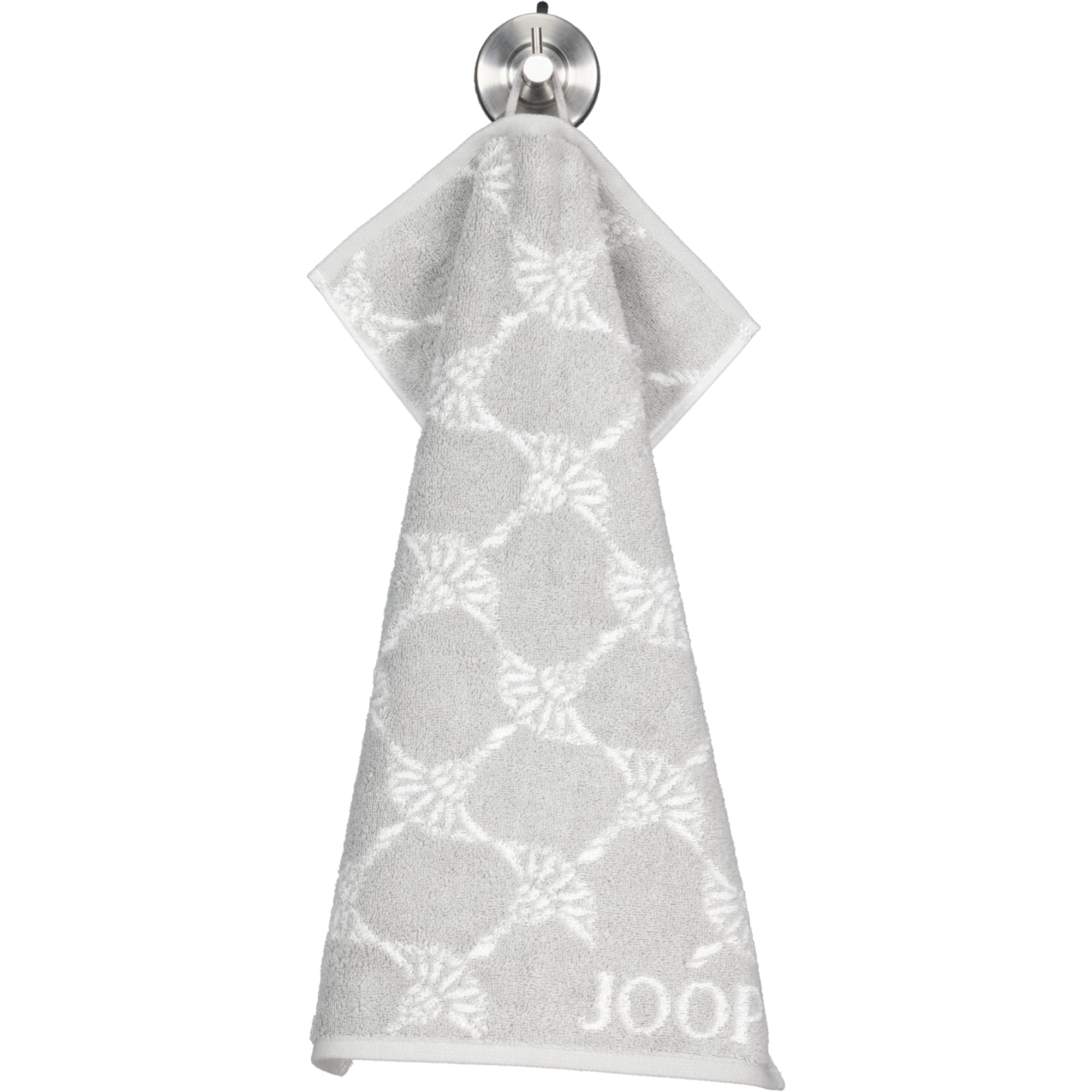 JOOP! Cornflower 1611 - Farbe: Silber - 76 - Gästetuch 30x50 cm