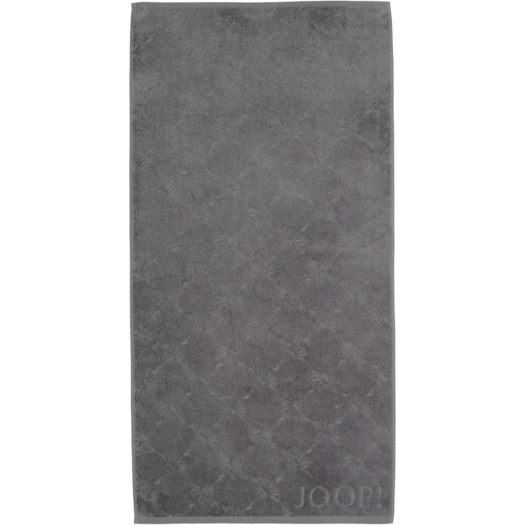 JOOP Uni Cornflower 1670 - Farbe: anthrazit - 774 - Handtuch 50x100 cm