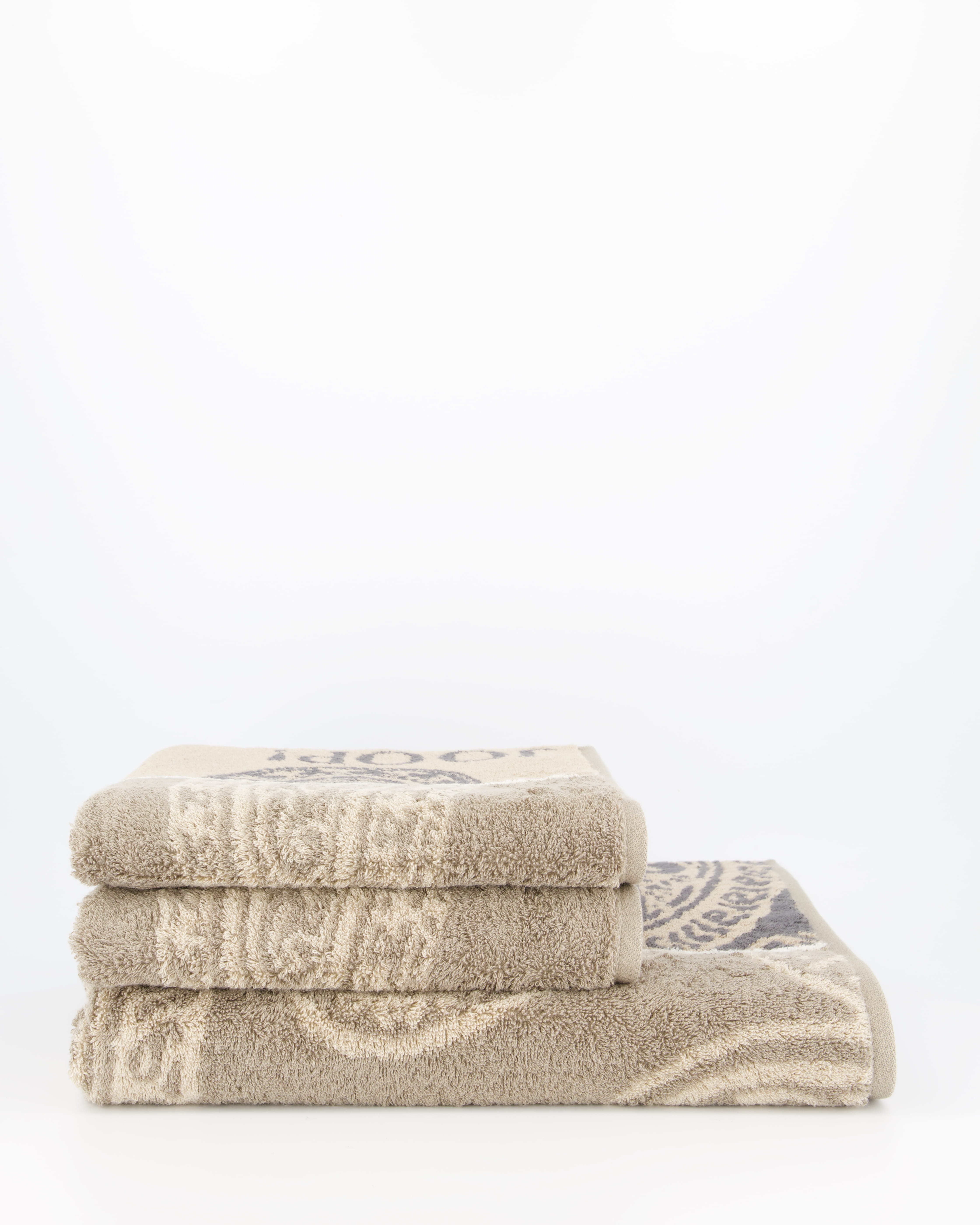 JOOP! Handtücher Contour Paisley 1714 Taupe - 73 - Duschtuch 80x150 cm