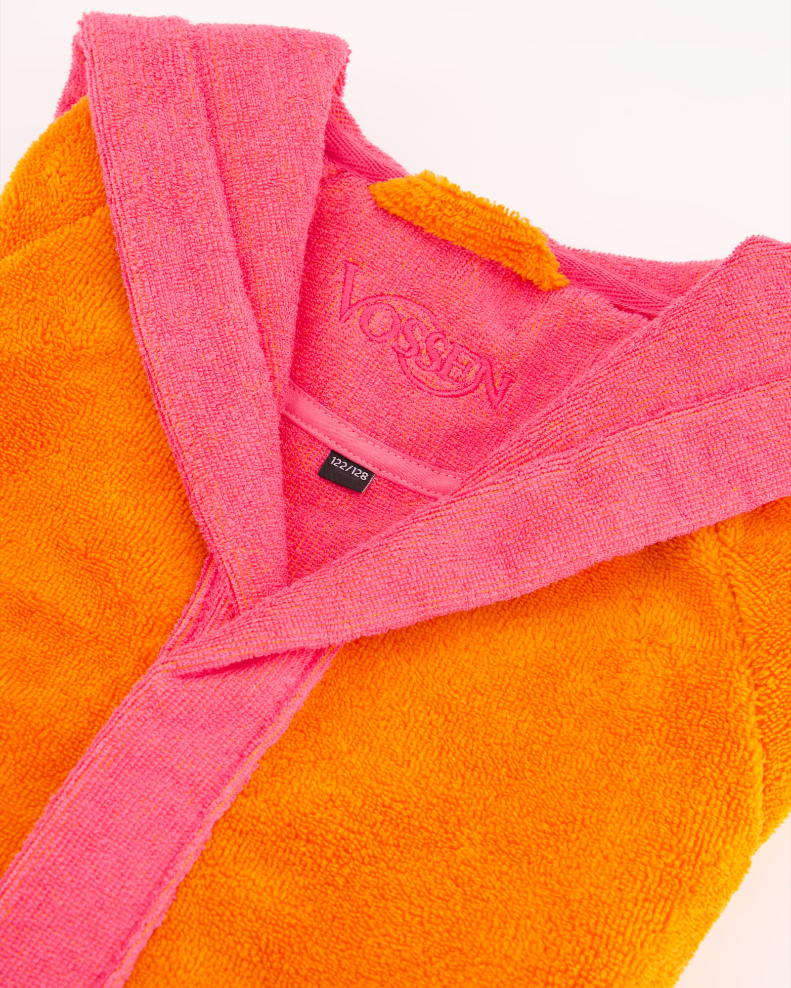 Vossen Bademäntel Kinder Kapuze Bixie electric orange/prim rose - 0006